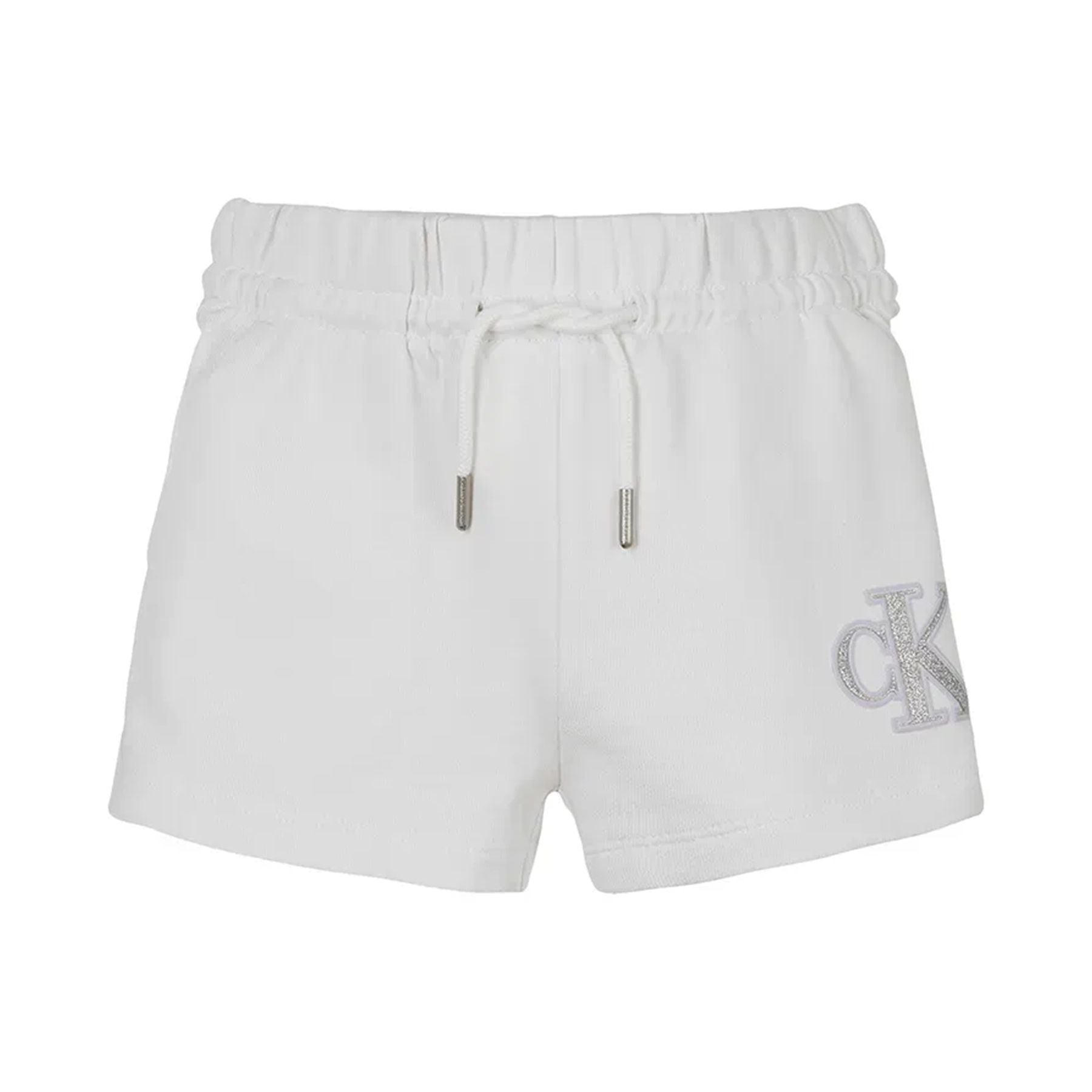 Calvin Klein Kids Lightweight Fleece Shorts with Logo