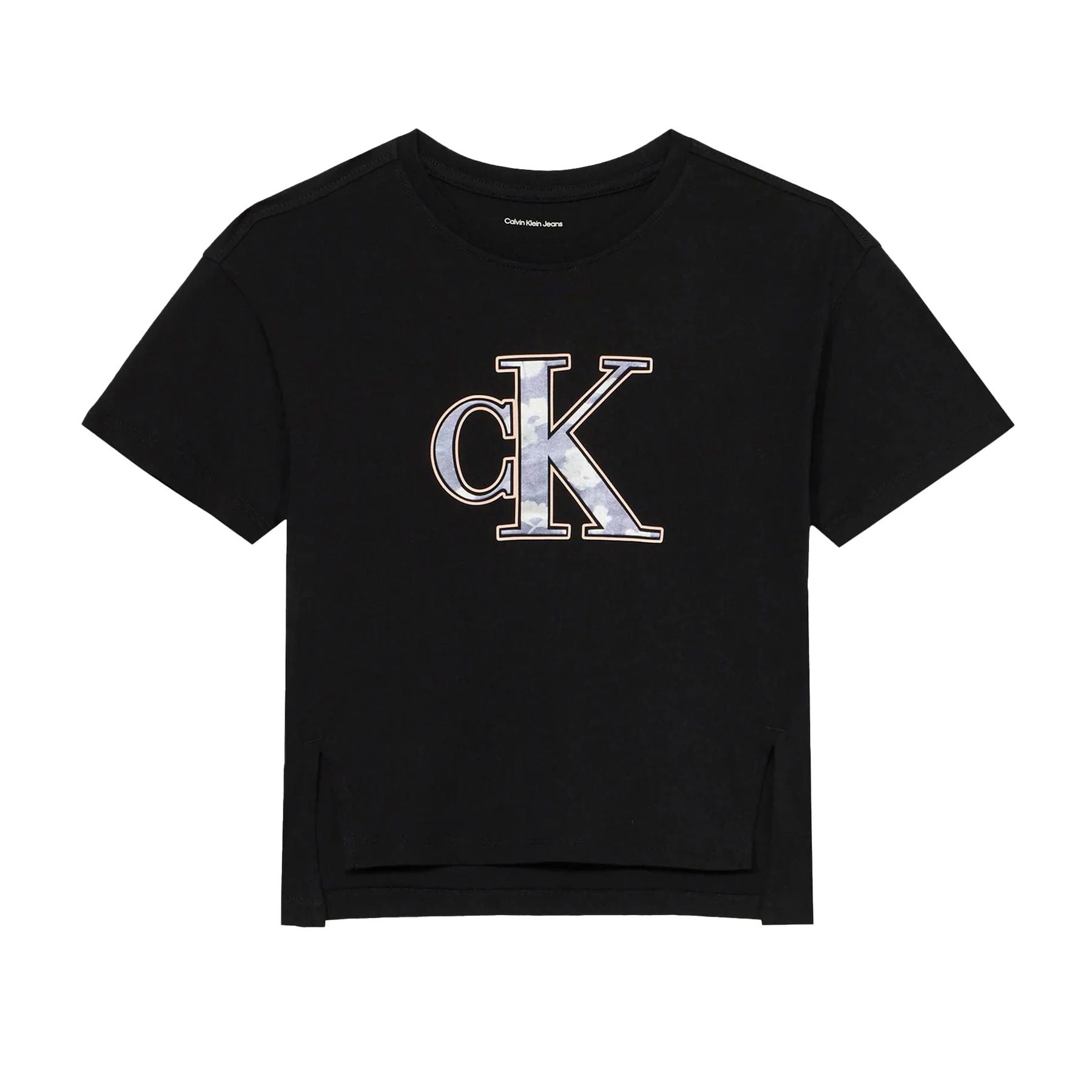 Calvin Klein Kids Monologue Cotton Short T-Shirt