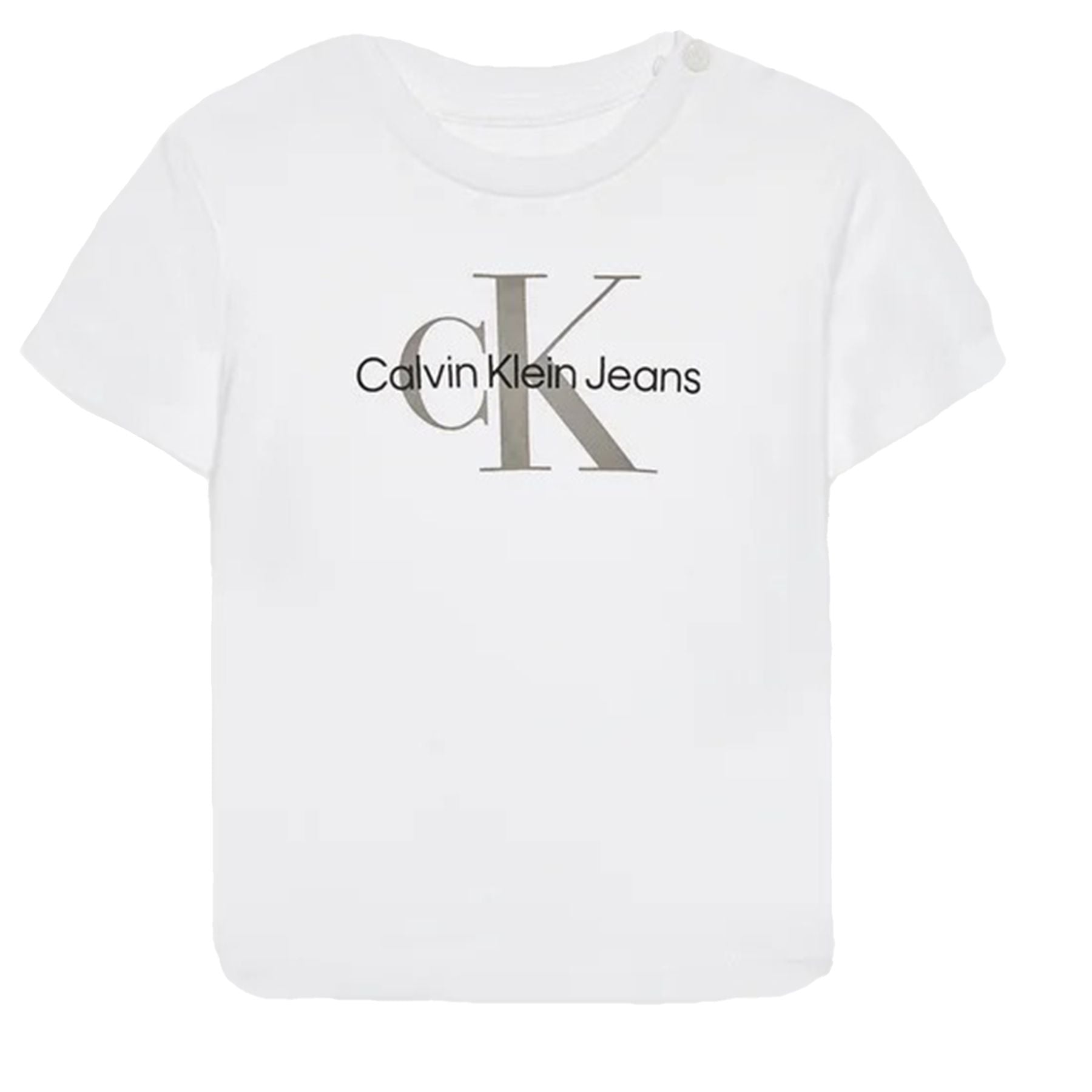Monogrammed solid color T-shirt