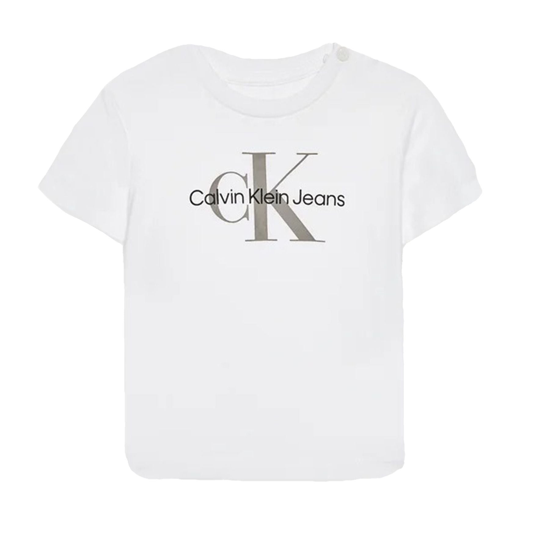 Monogrammed solid color T-shirt