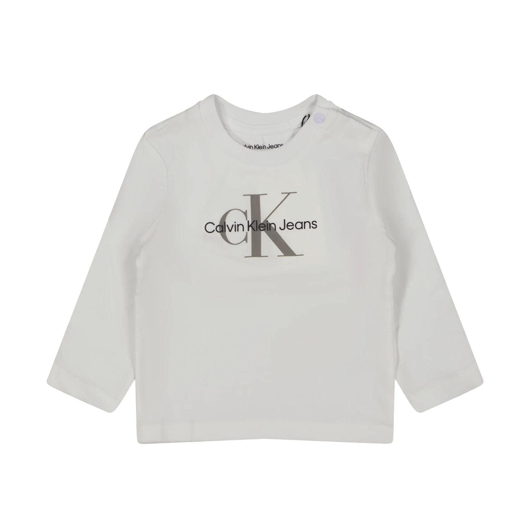 Calvin Klein Kids Monogrammed Solid Color T-Shirt