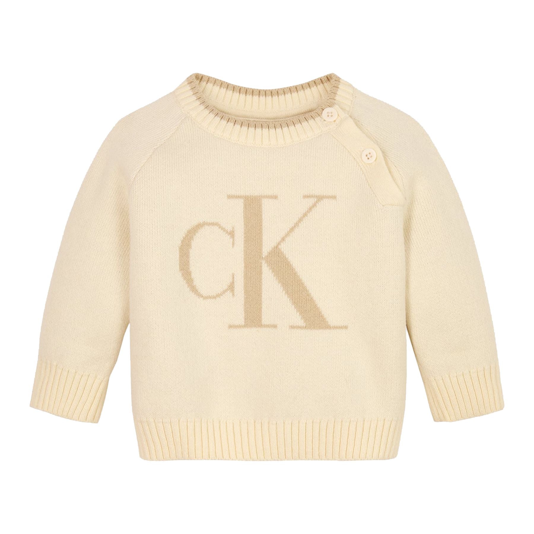 Calvin Klein Kids Soft Monogram Logo Sweater