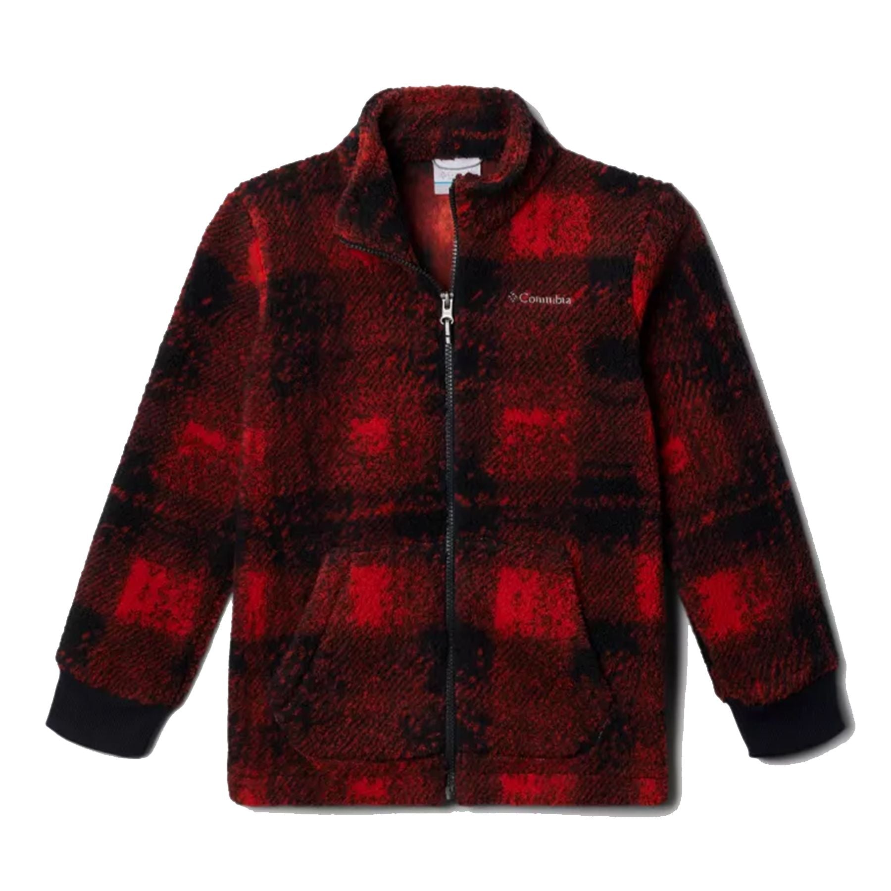 Columbia Check Sherpa Full Zip Sweatshirt
