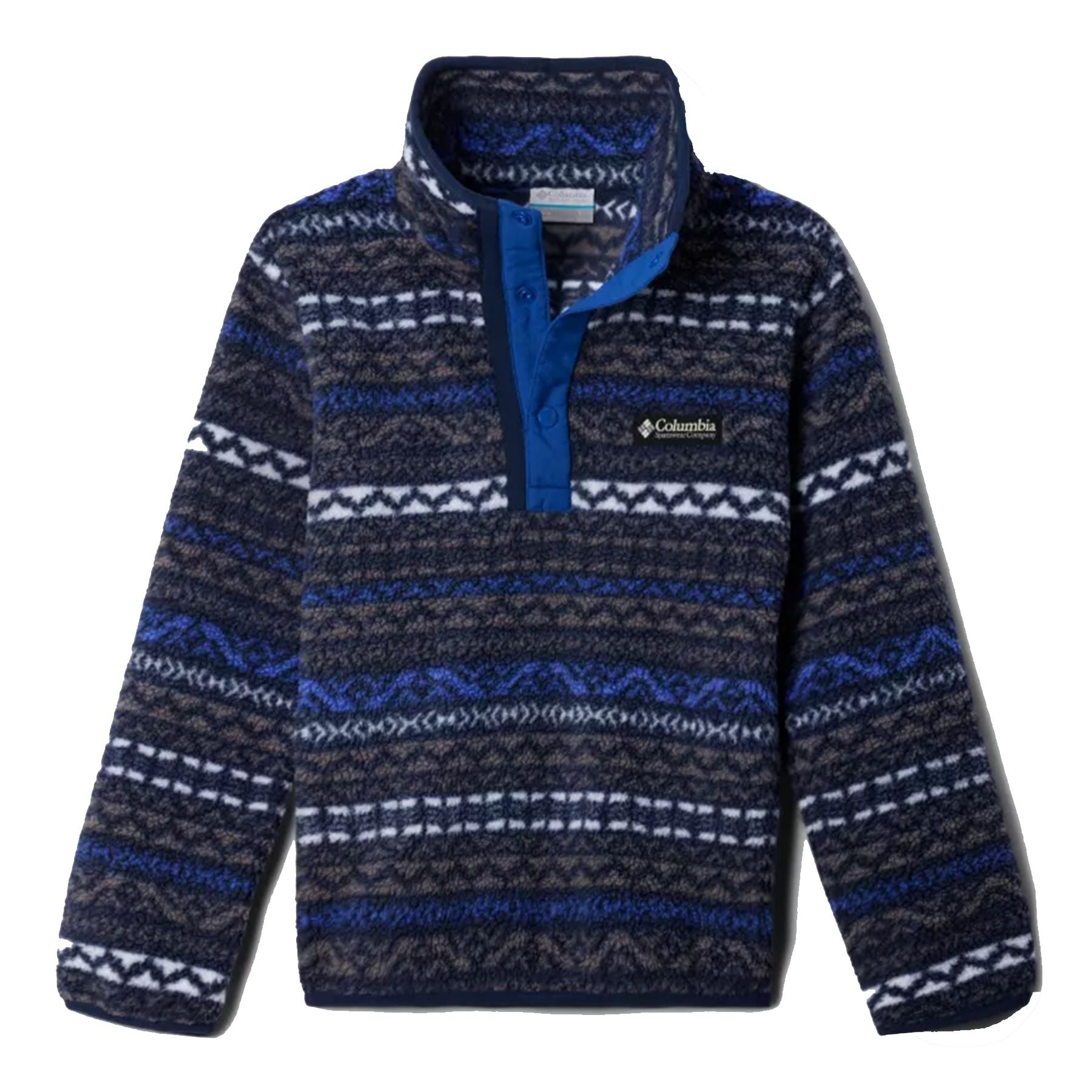 Columbia Vintage Textured Pattern Sweatshirt