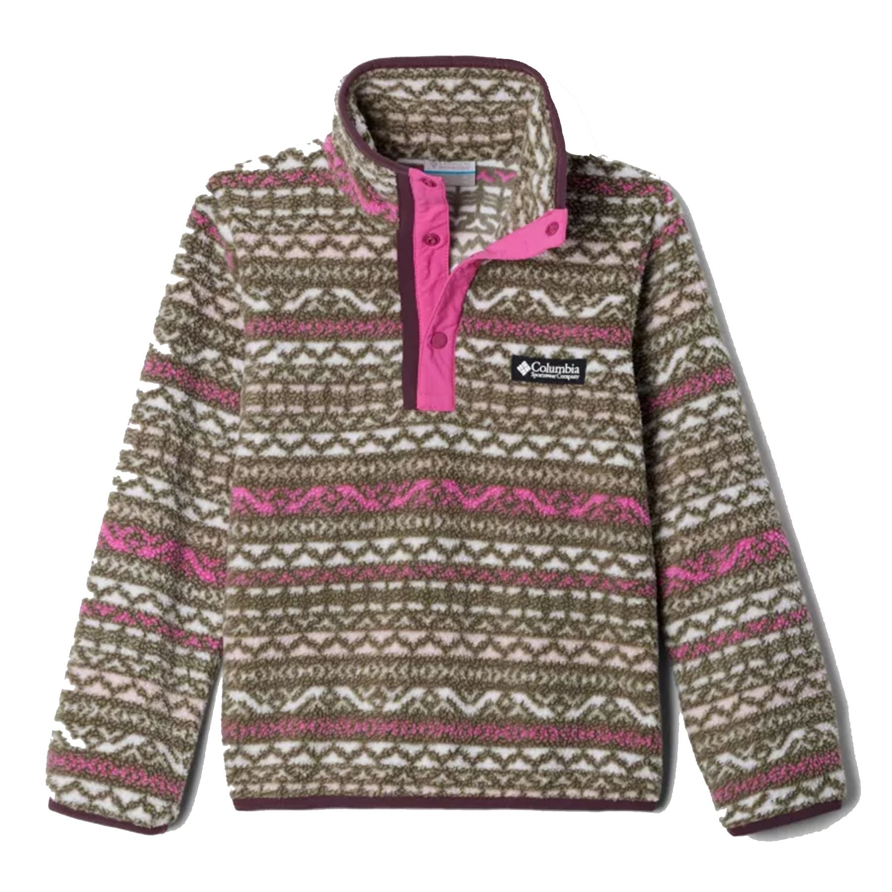 Columbia Vintage Textured Pattern Sweatshirt