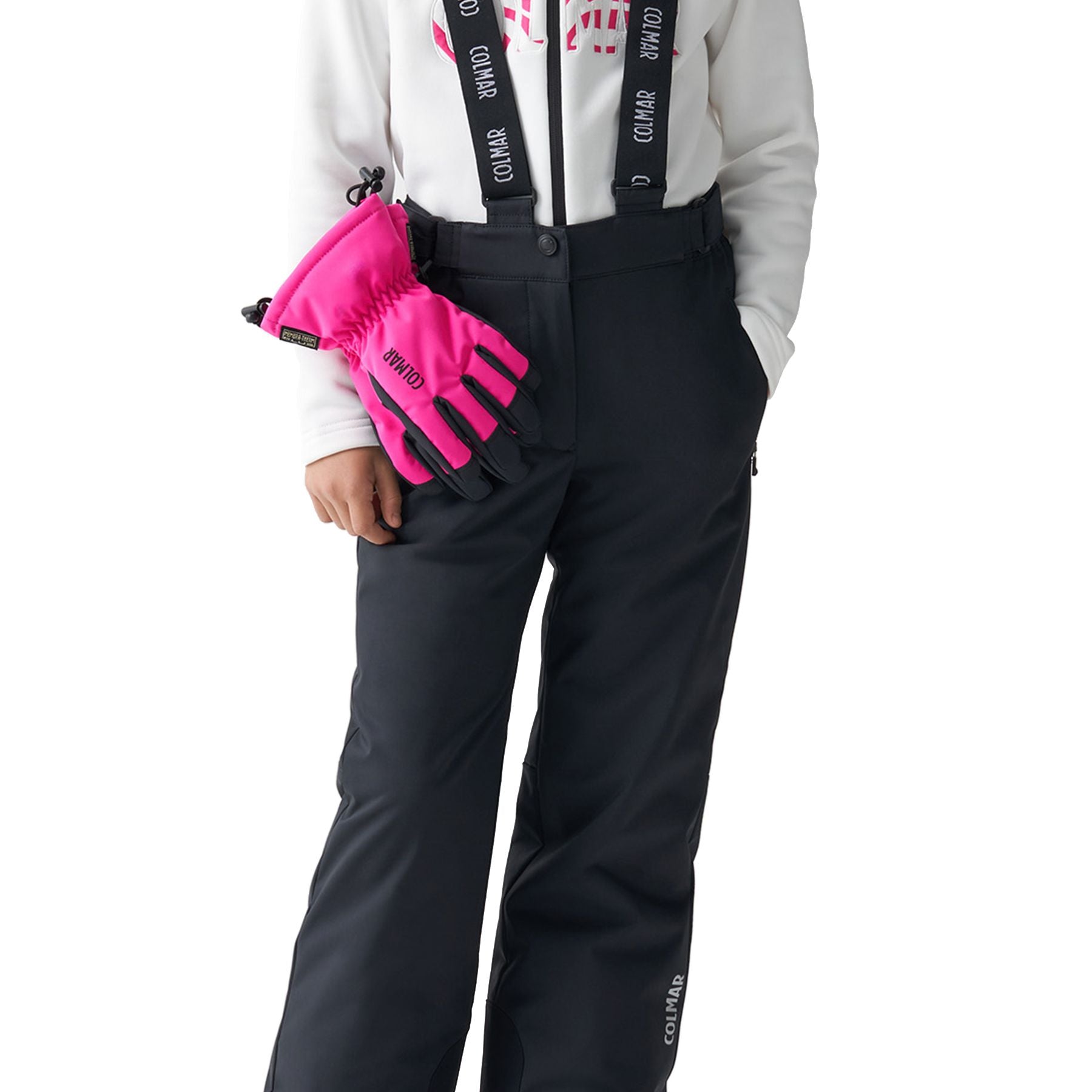 Colmar 100% Recycled Stretch Fabric Waterproof and Breathable Trousers, Black