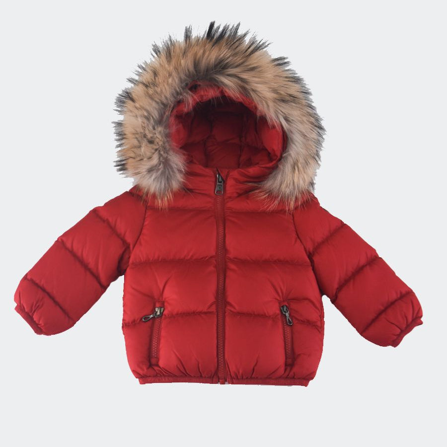 Colmar Nylon Down Jacket with Detachable Fur