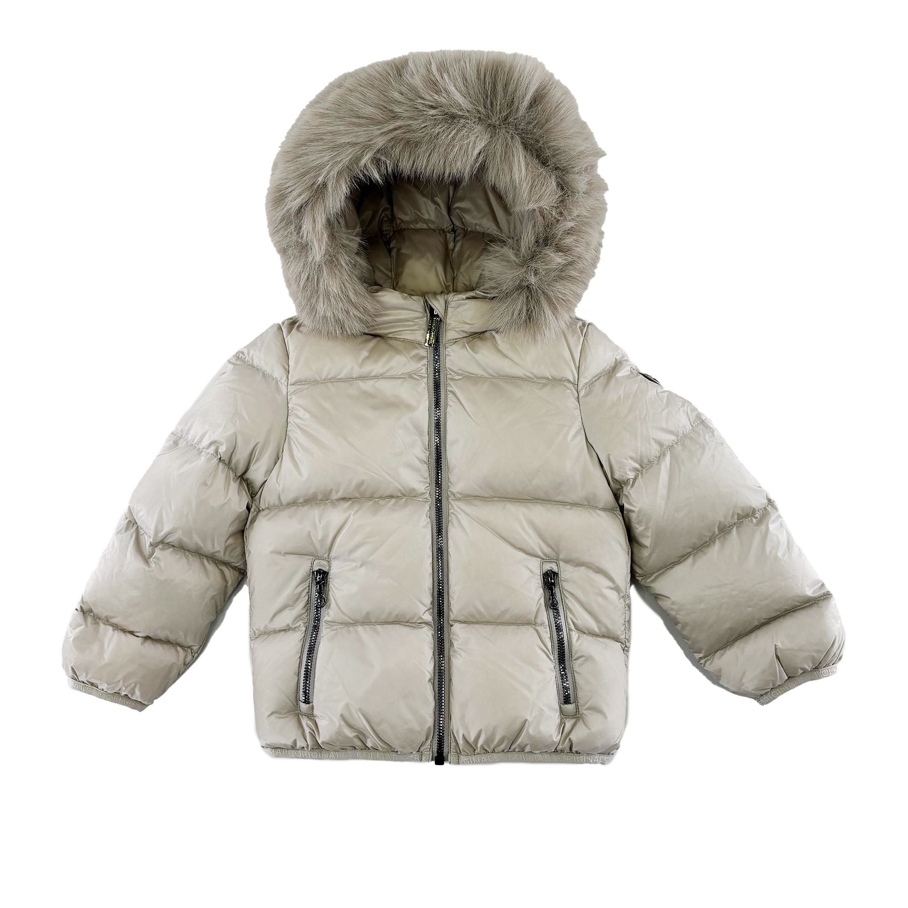 Colmar Nylon Down Jacket with Detachable Fur