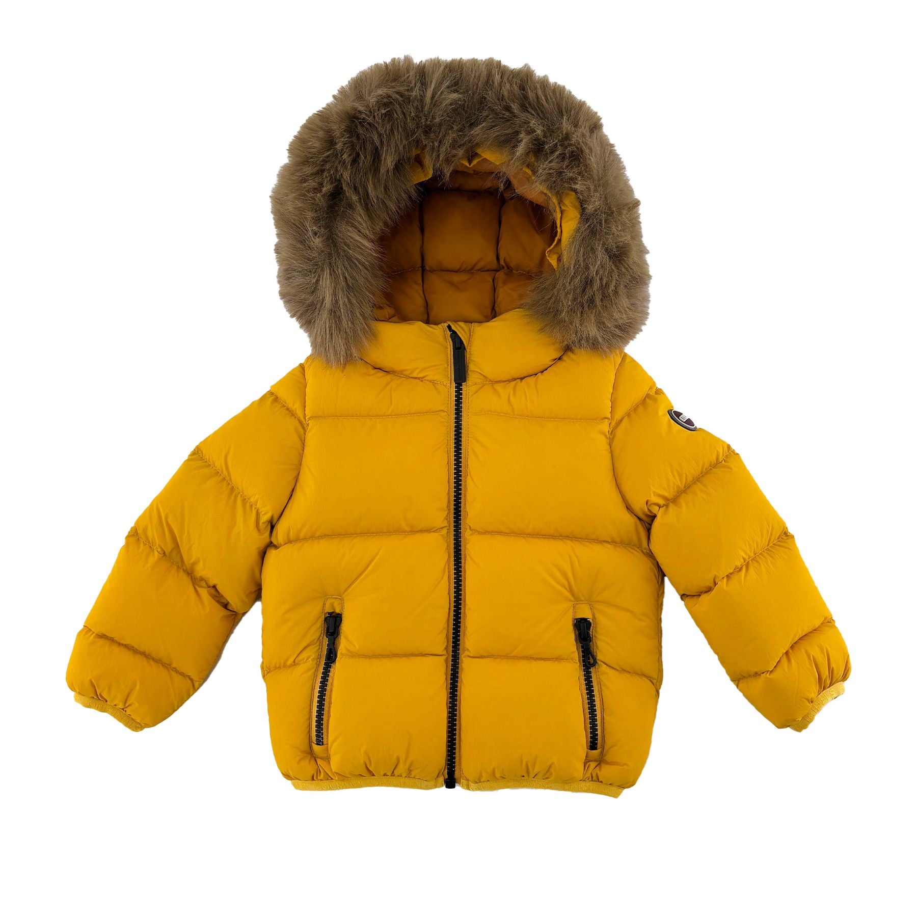 Colmar Nylon Down Jacket with Detachable Fur