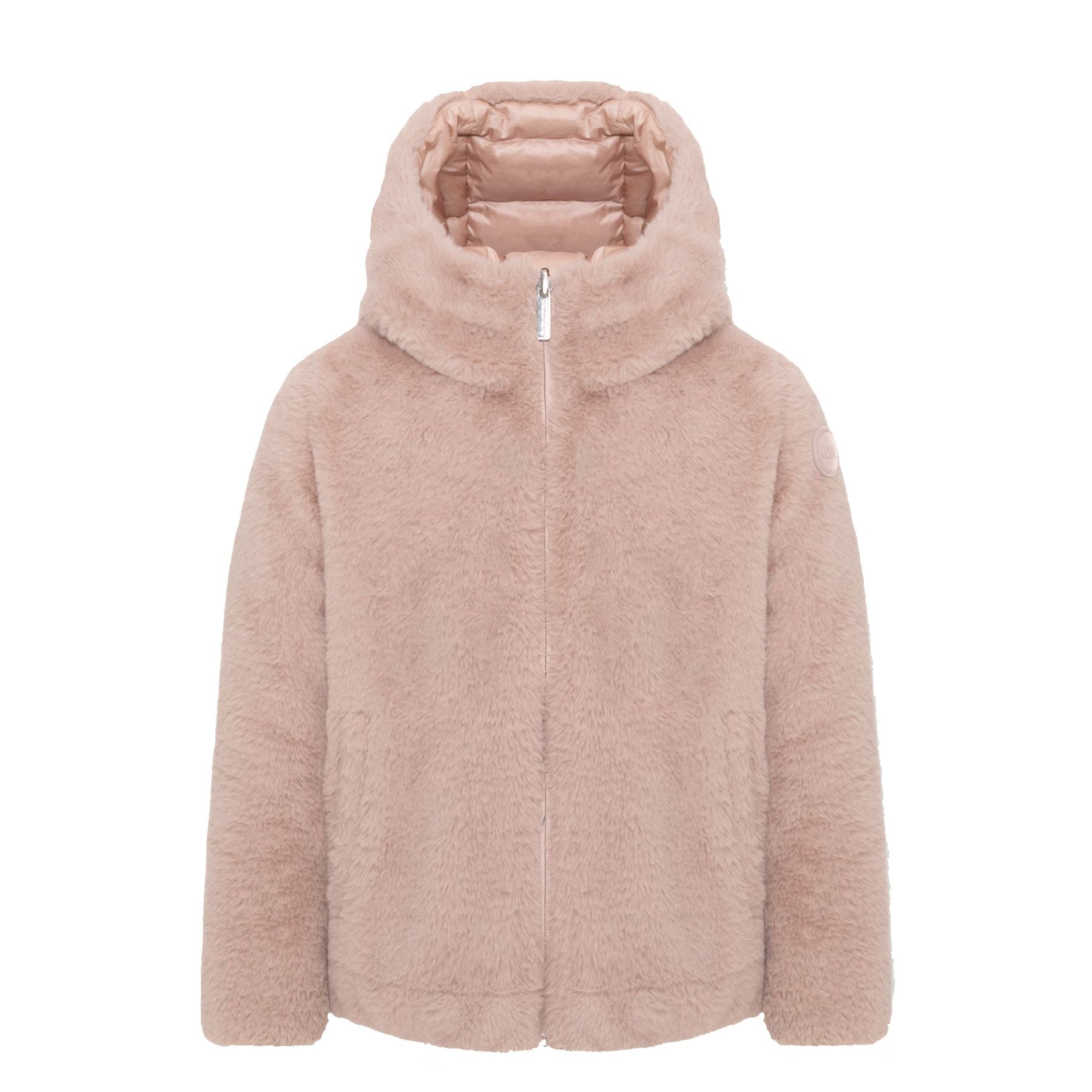 Colmar Reversible Down Jacket in Natural Vintage Pink