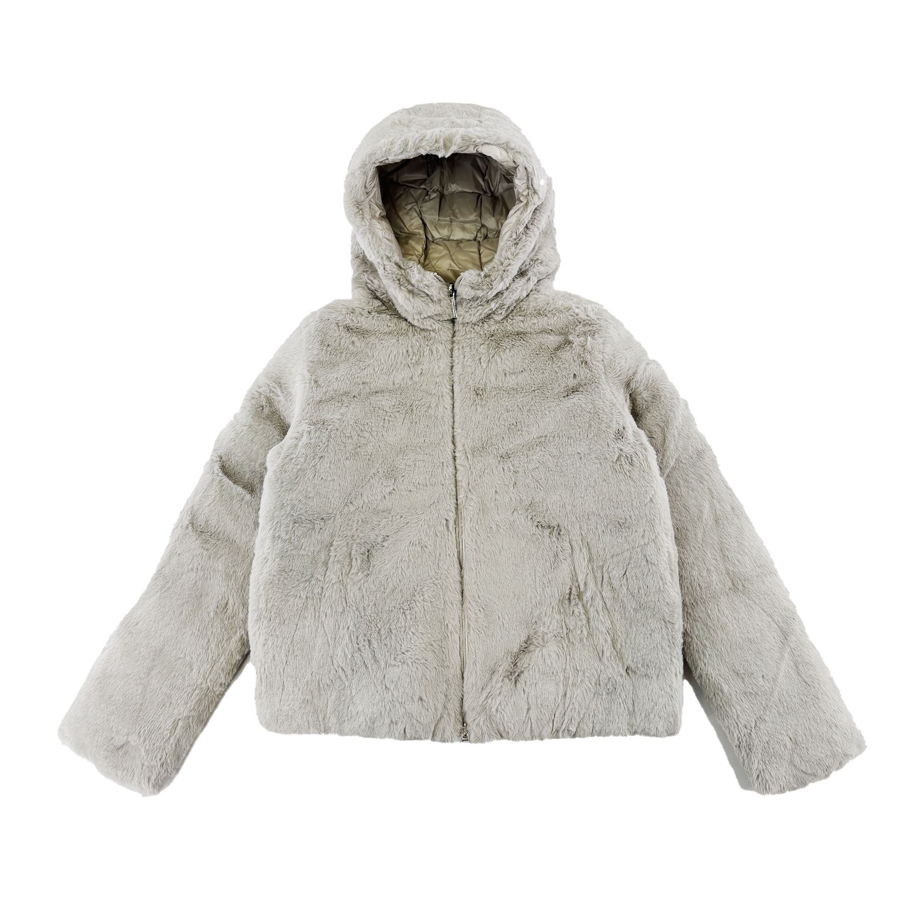 Colmar Reversible Down Jacket in Natural Hemp Feathers