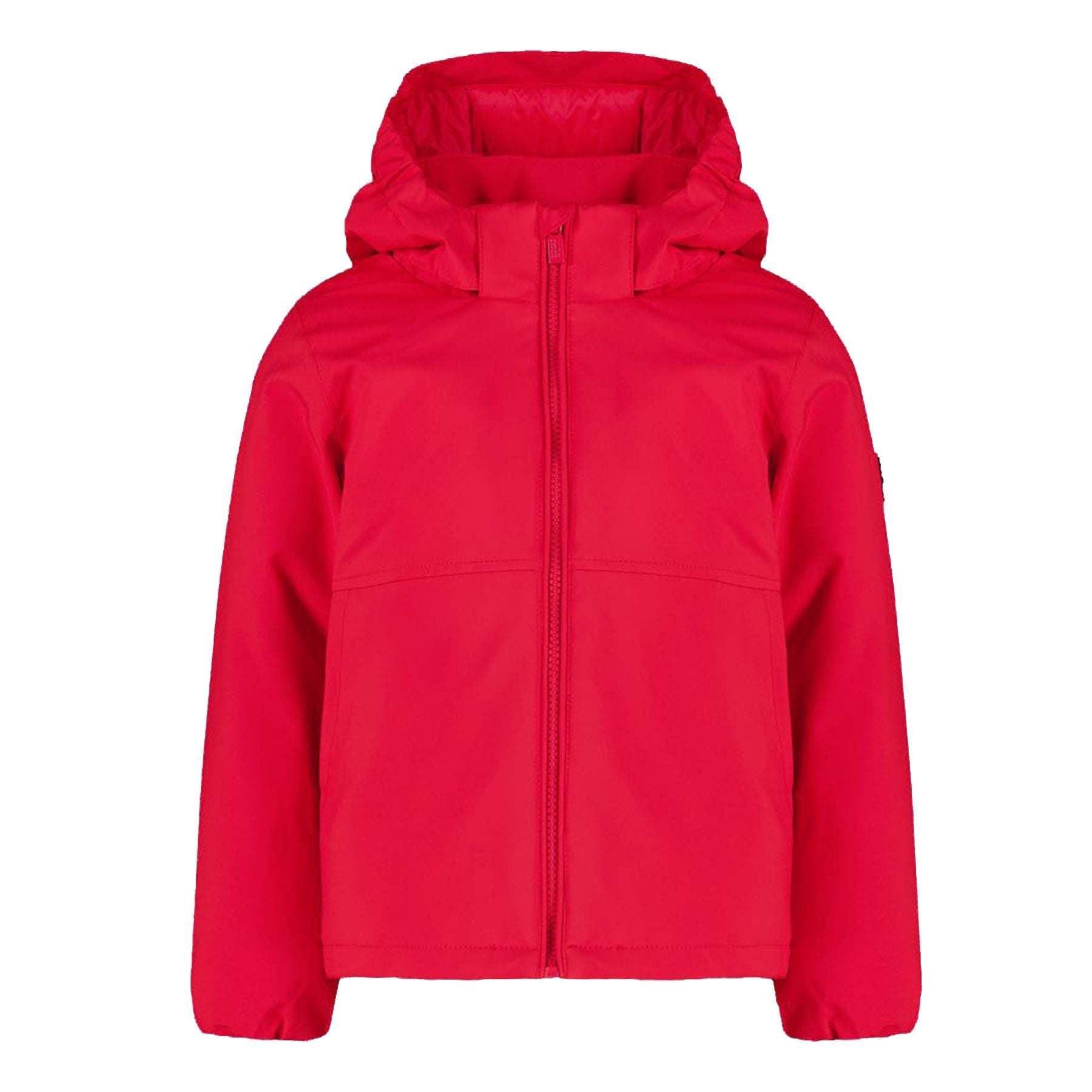 Ciesse Piumini Red Water-Repellent Down Jacket with Hood