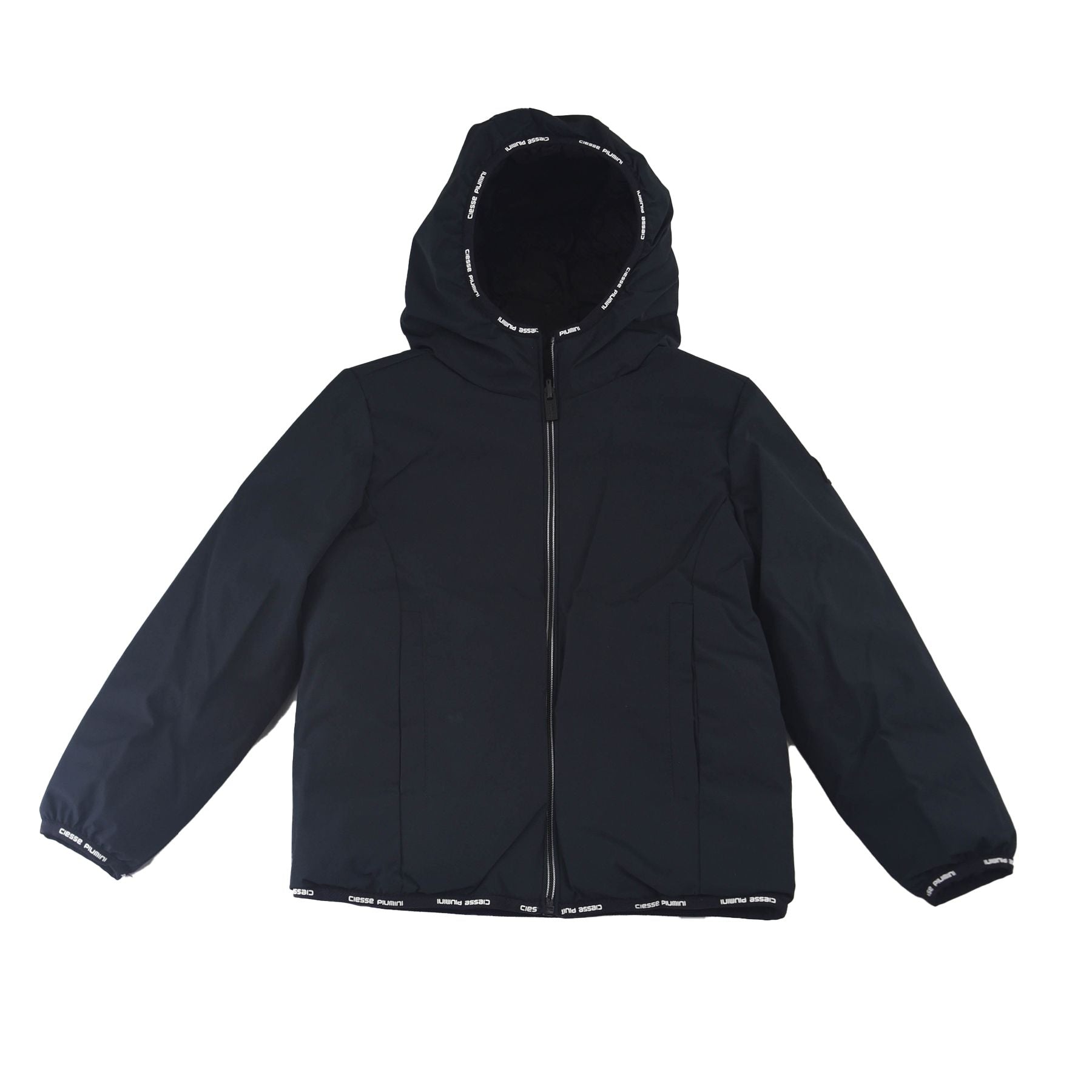 Reversible Down Jacket with Hood