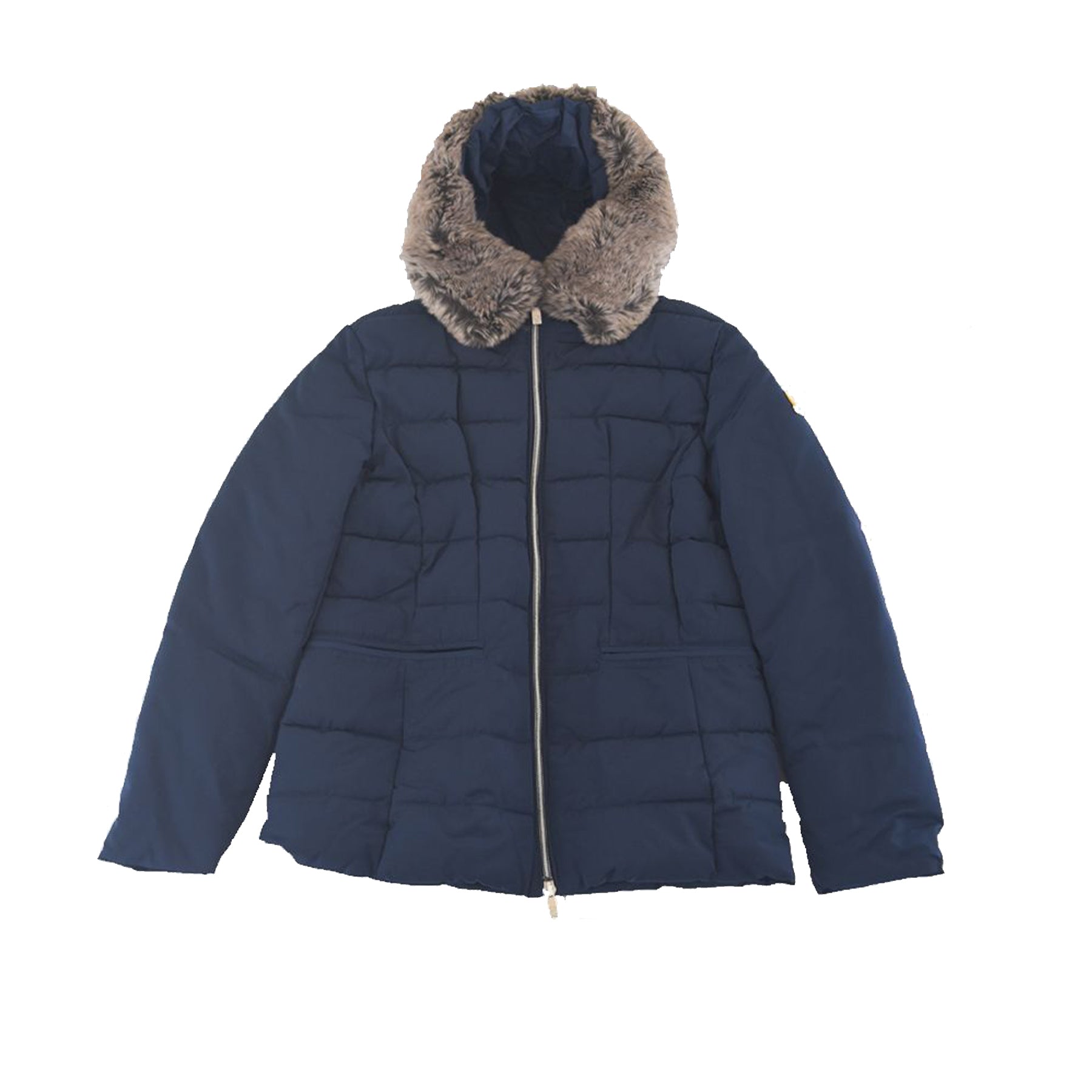 Ciesse Piumini Down Jacket with Faux Fur Hood