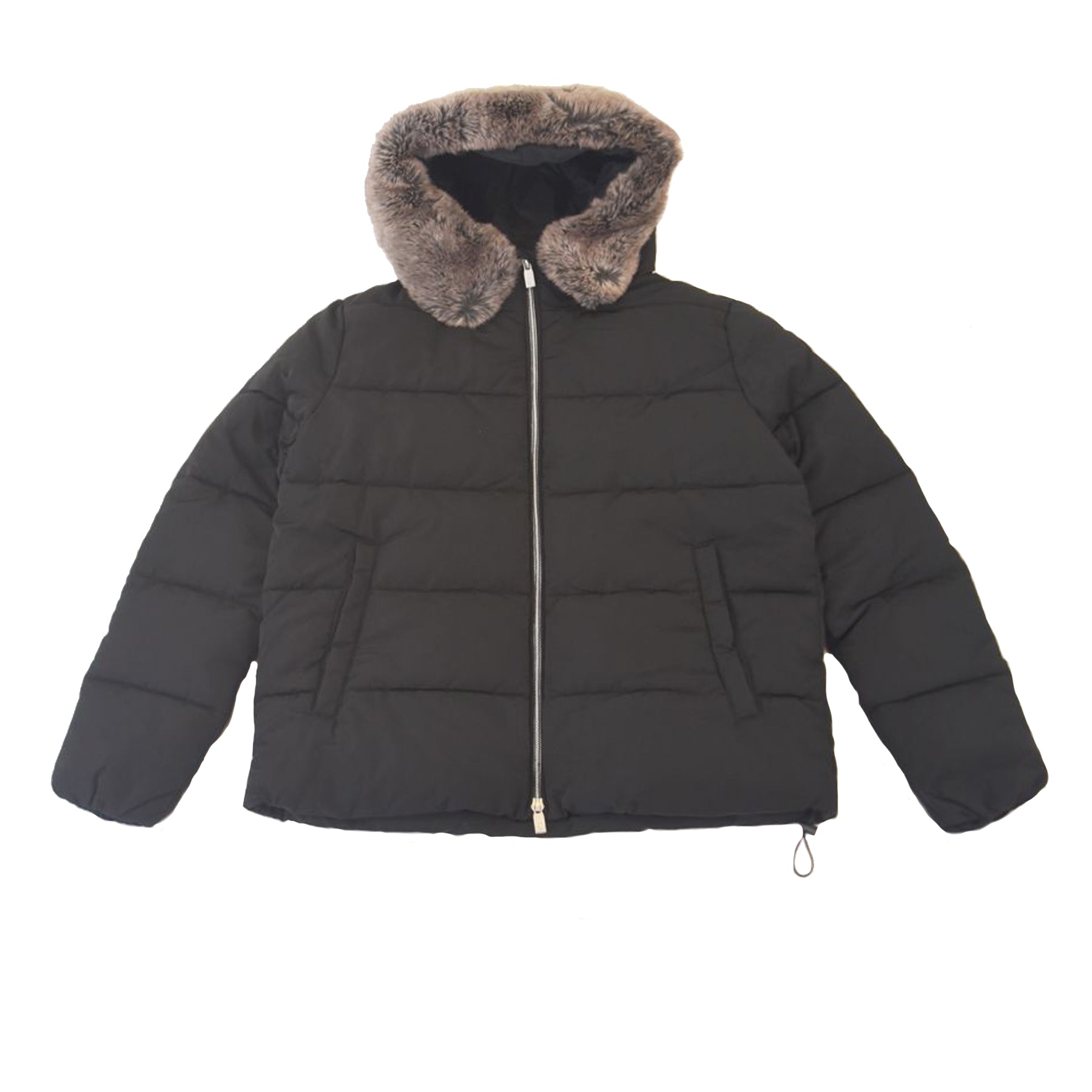 Ciesse Piumini Down Jacket with Faux Fur Hood