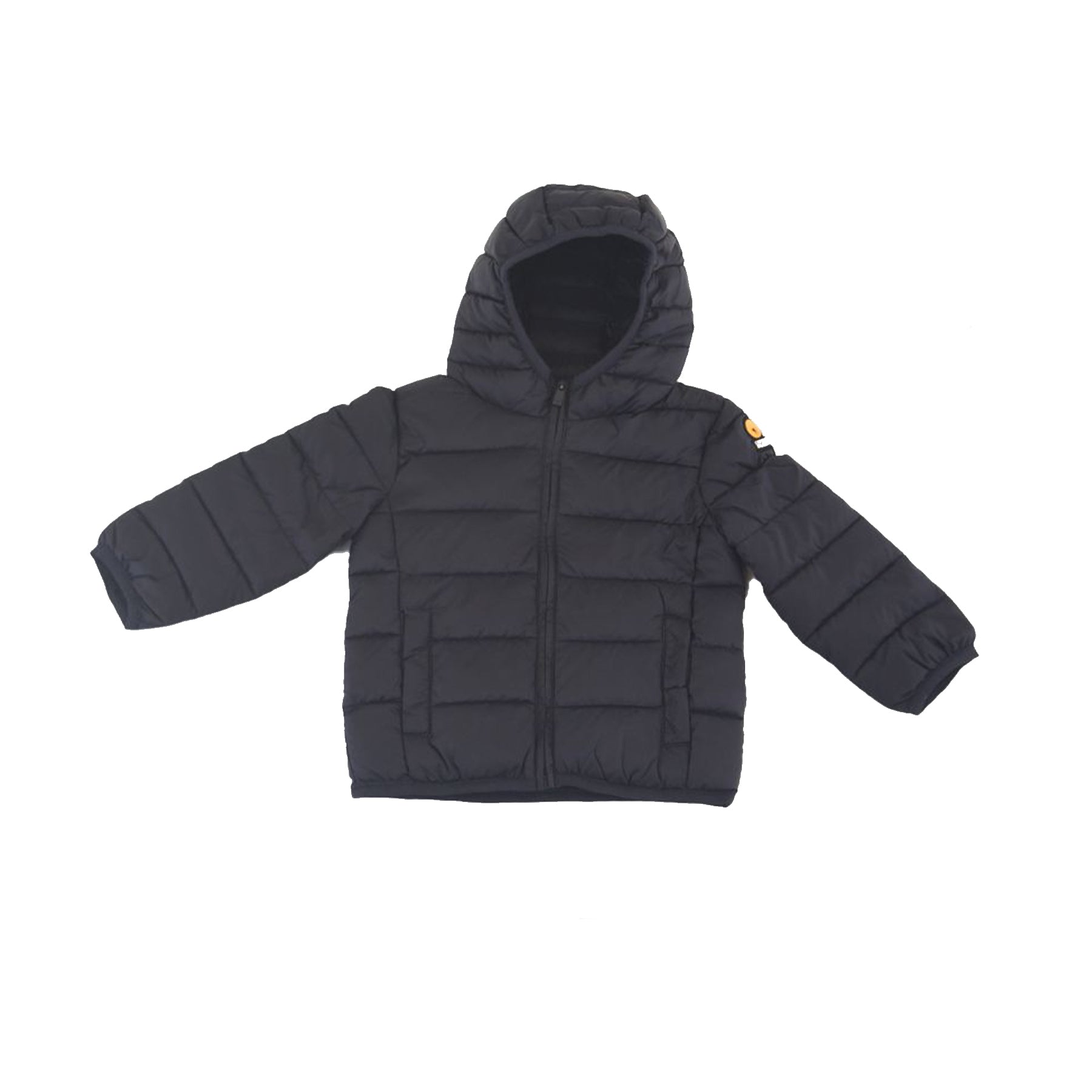 Eco-friendly down jacket with hood