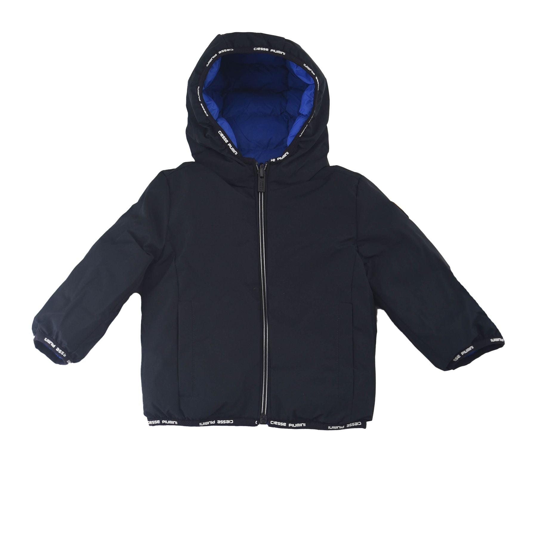 Reversible Down Jacket with Hood