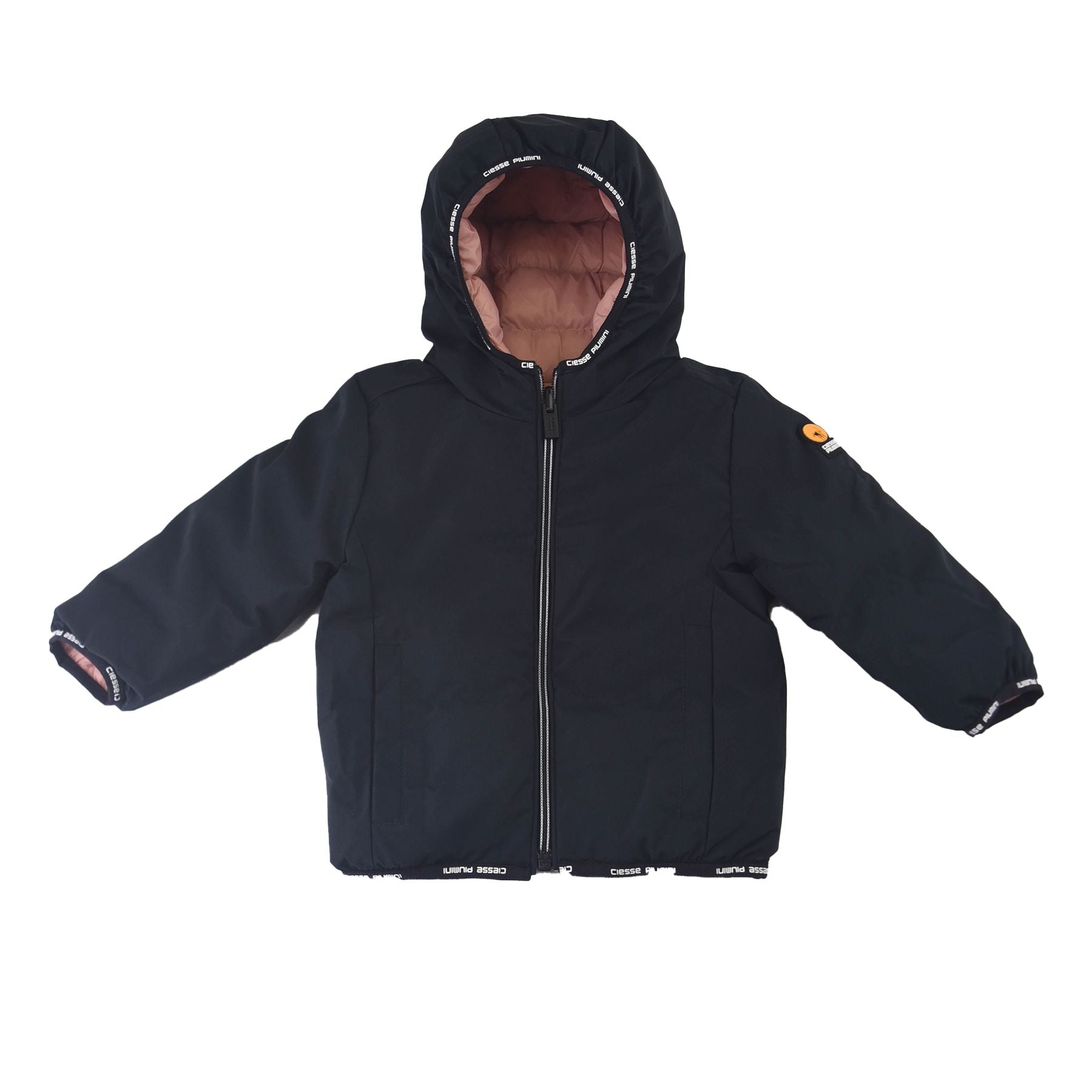 Reversible Down Jacket with Hood
