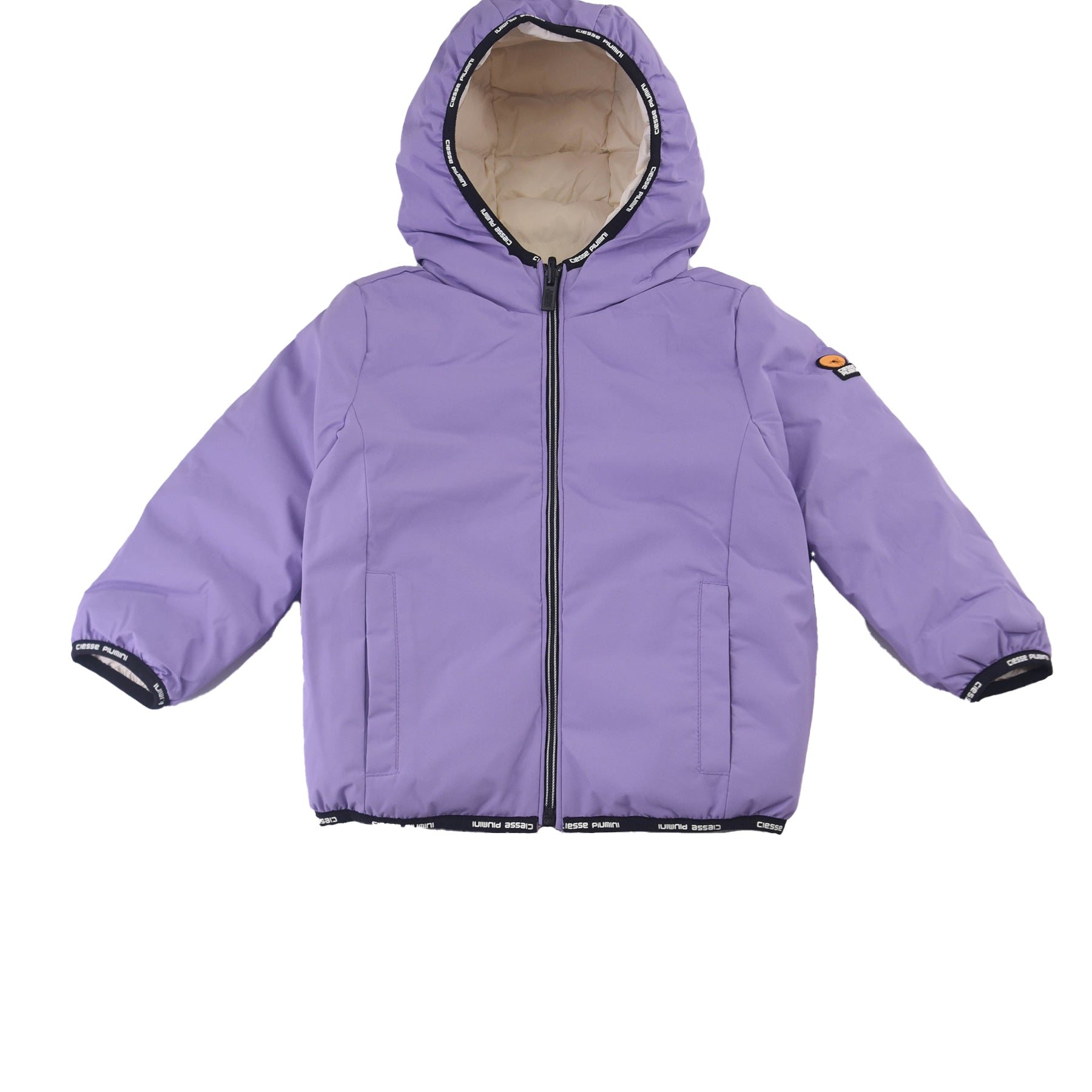 Reversible Down Jacket with Hood
