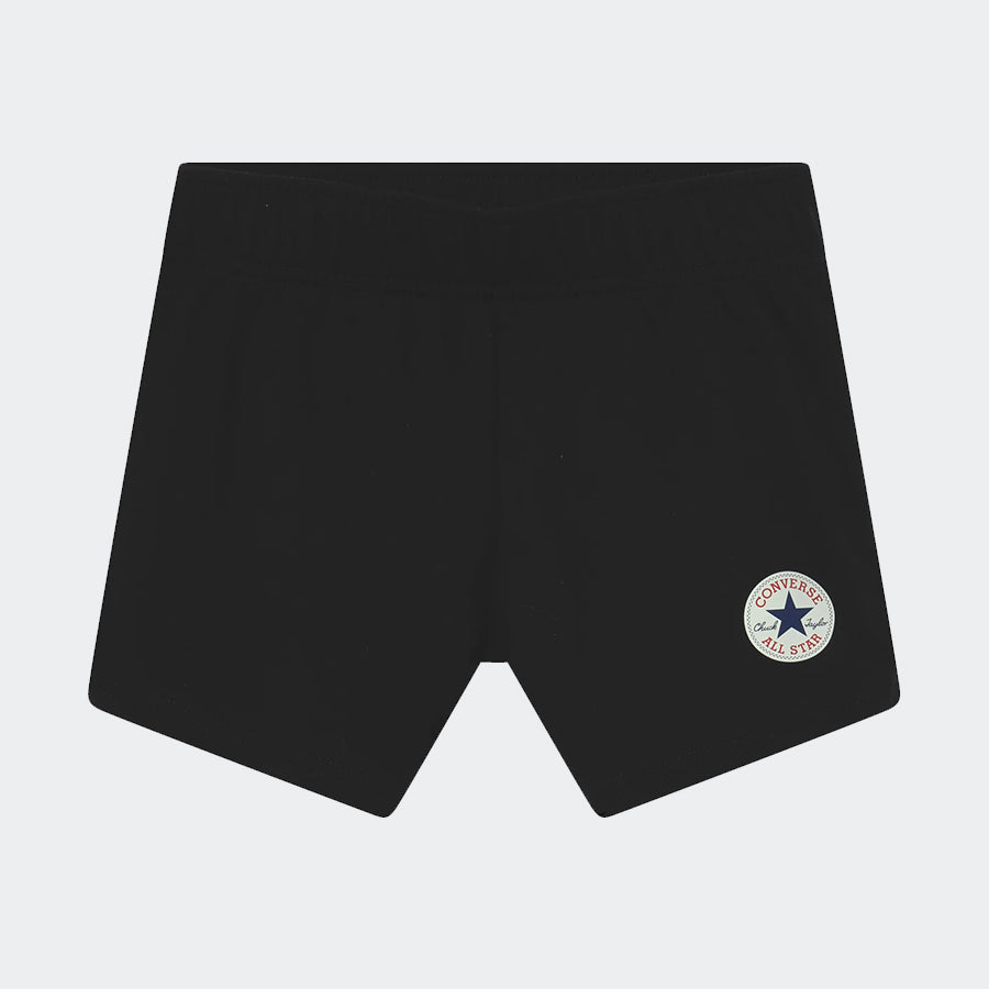 Converse Cotton Jersey Shorts with Highlighted Logo