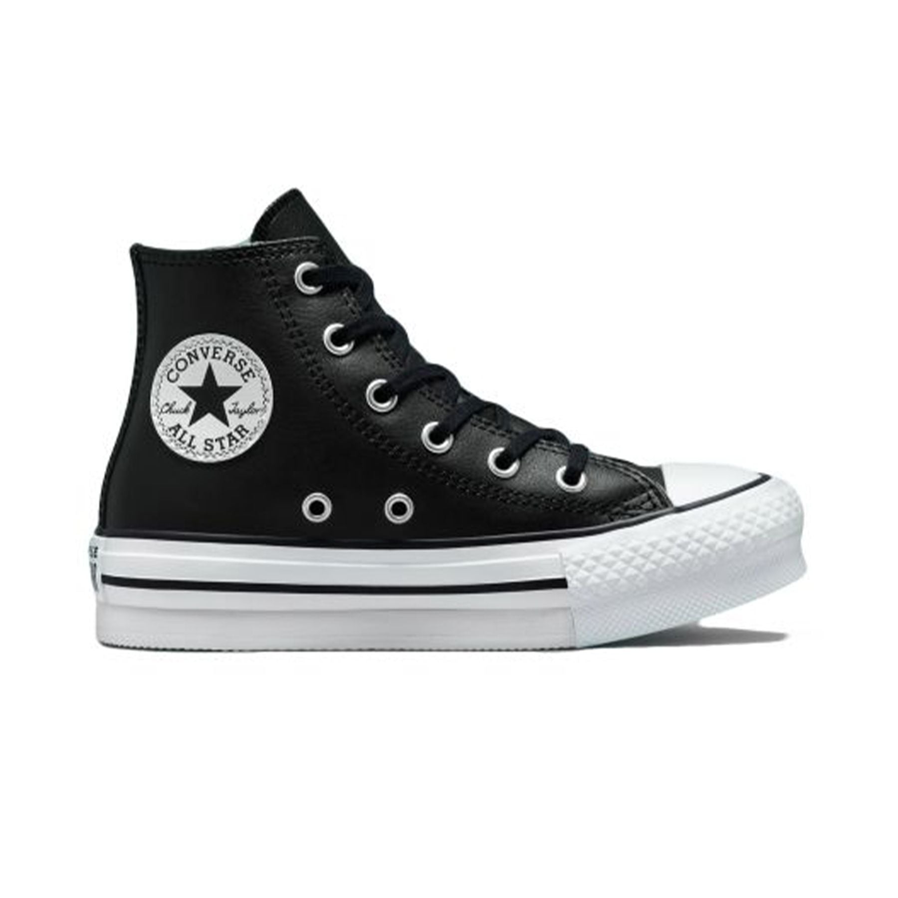 Converse Timeless Sneakers in Black Ivory Canvas Eva Lift