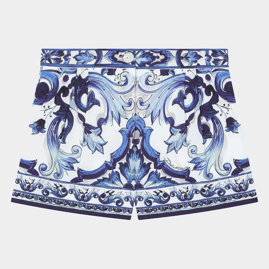 Dolce&Gabbana Majolica Print Shorts
