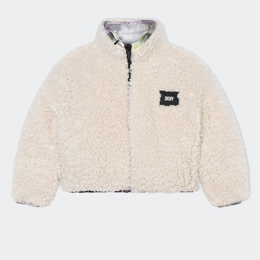 Dkny Reversible Hoodless Down Jacket