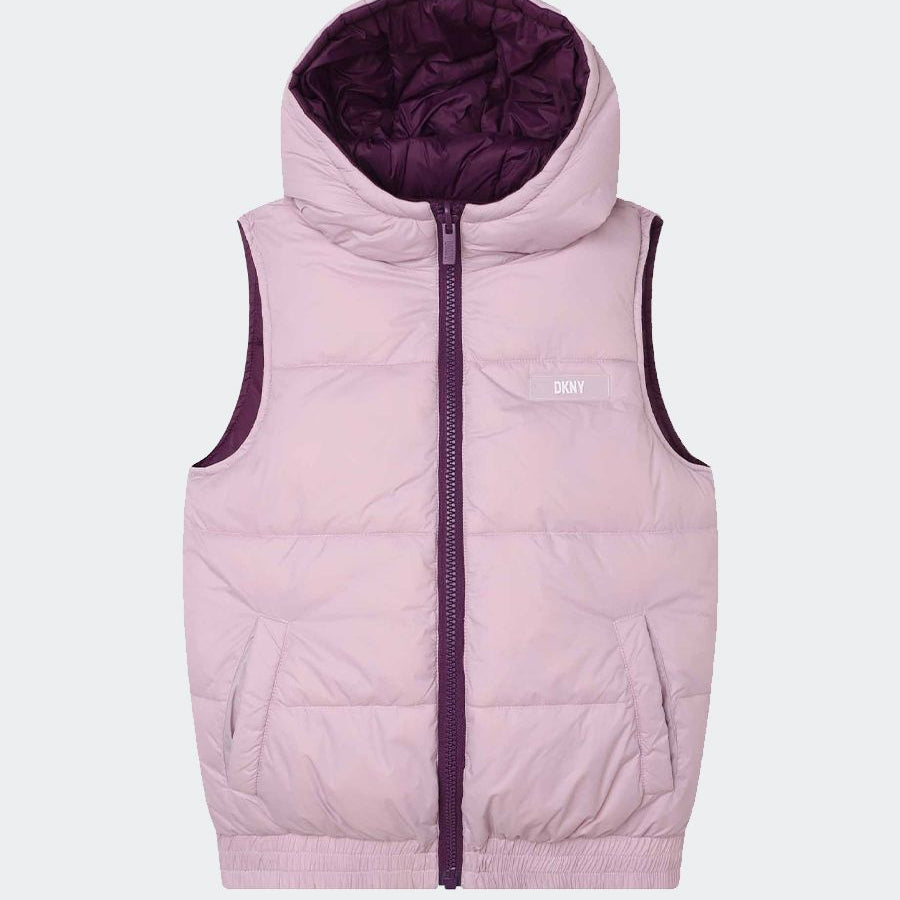 Two-tone reversible sleeveless