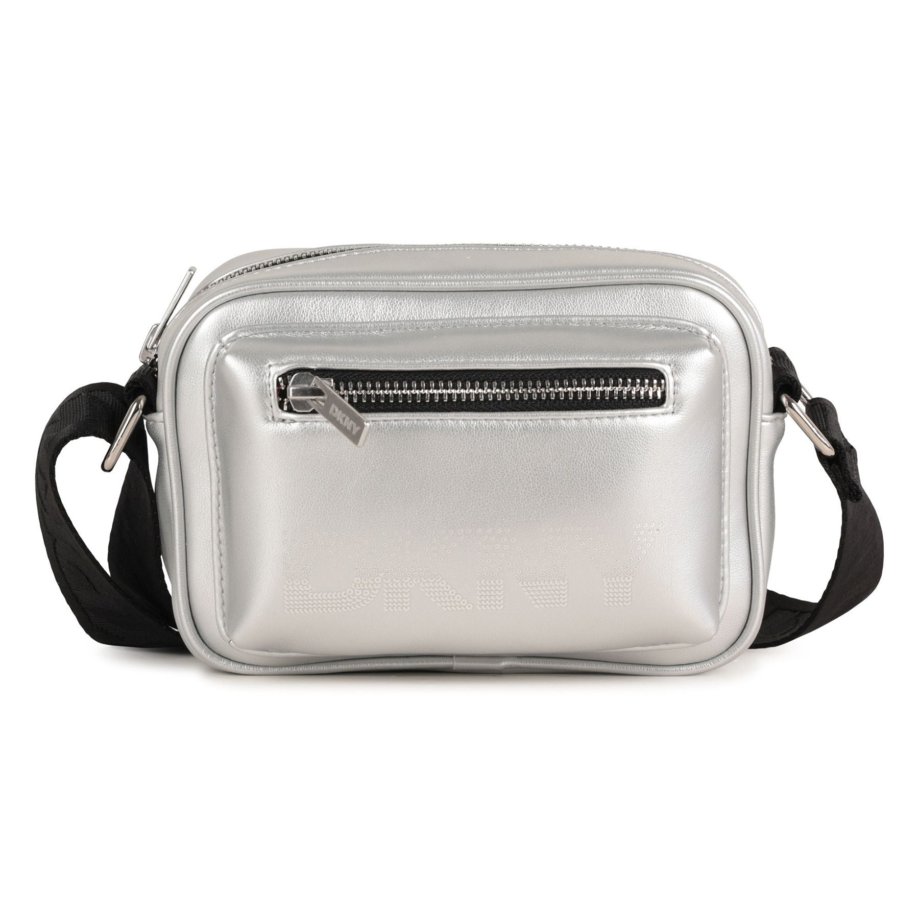 Dkny Metallic Effect Print Bag with Logo