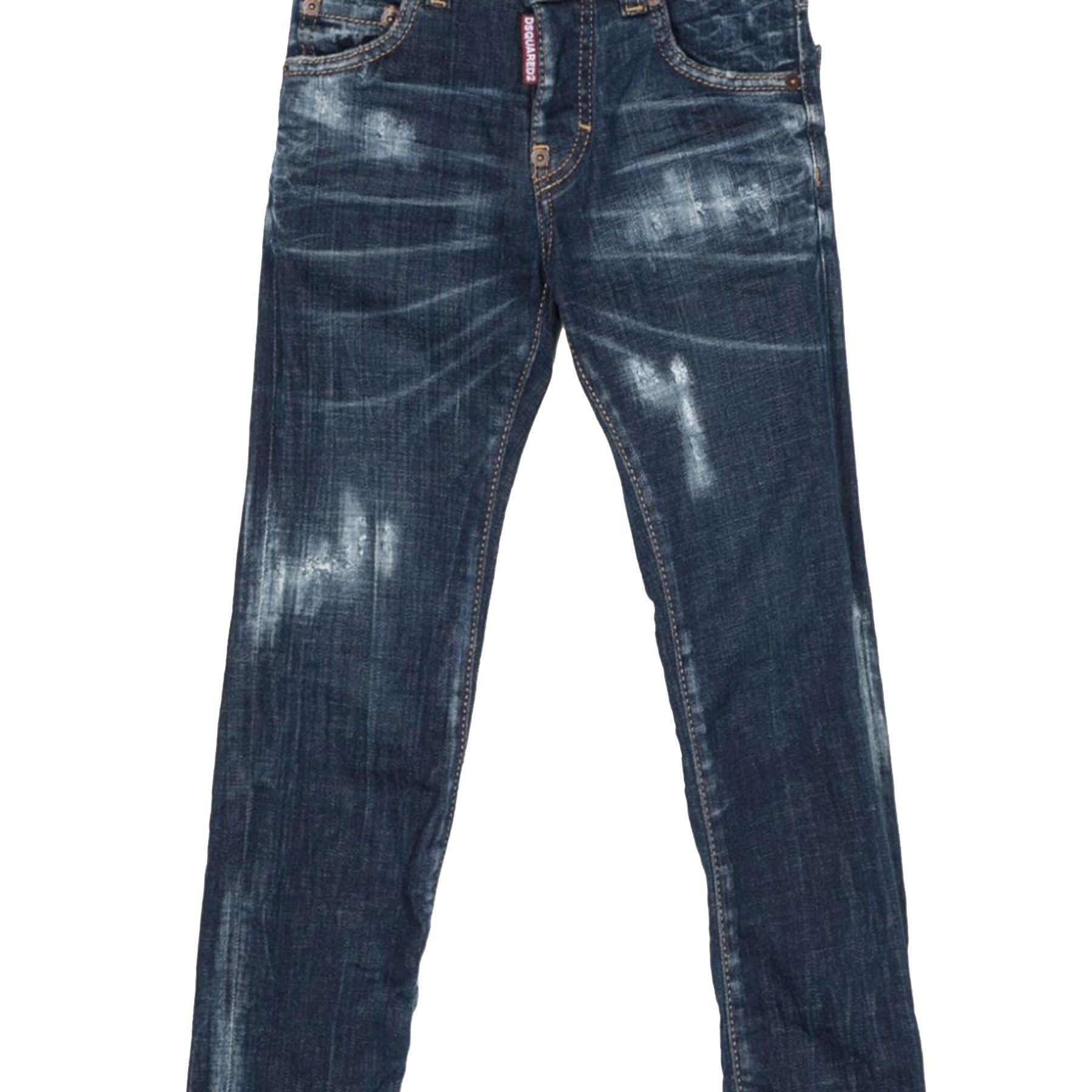 Dsquared2 Five-Pocket Jeans with Patent Effect