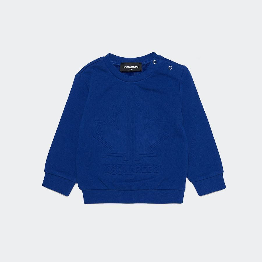 Dsquared2 Crewneck Sweatshirt with Embossed Logo