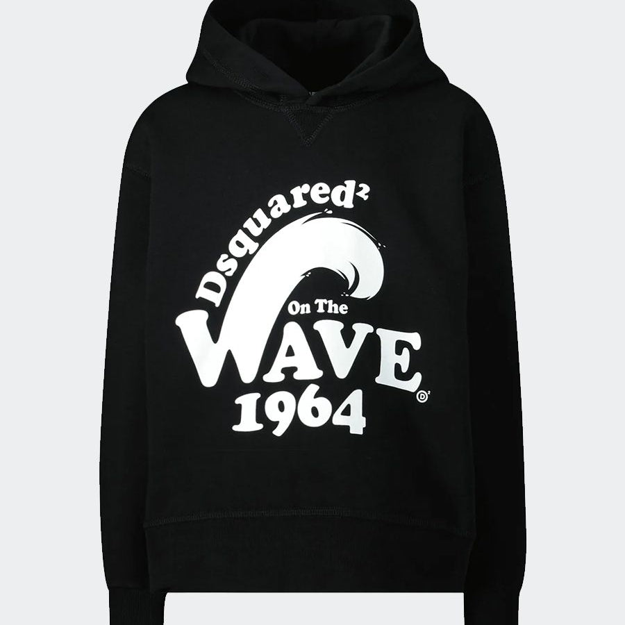 Dsquared2 Solid Color Sweatshirt with Print