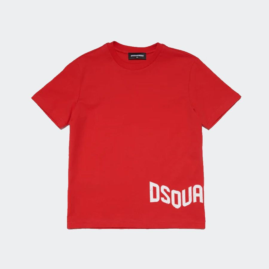 Dsquared2 T-shirt with decorative logo on the bottom