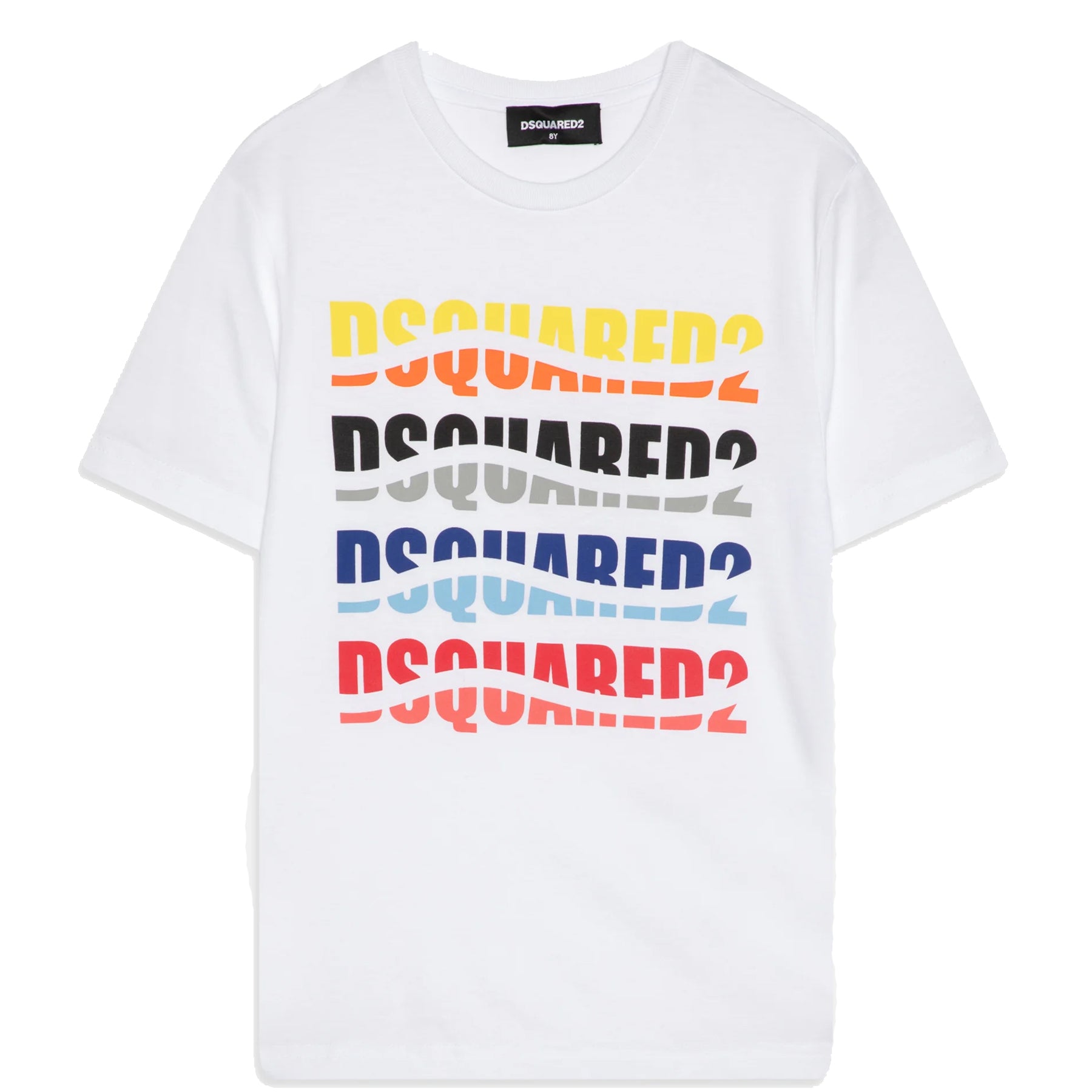 Dsquared2 T-shirt with Multicolor Print
