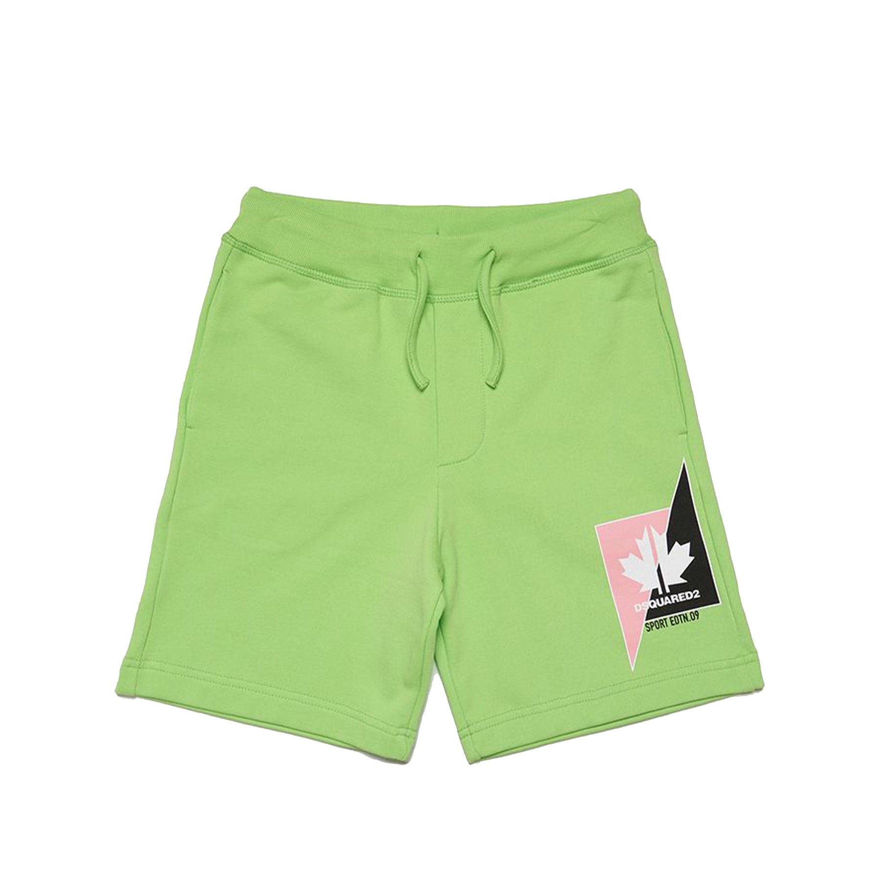 Dsquared2 Solid Color Fleece Bermuda Shorts