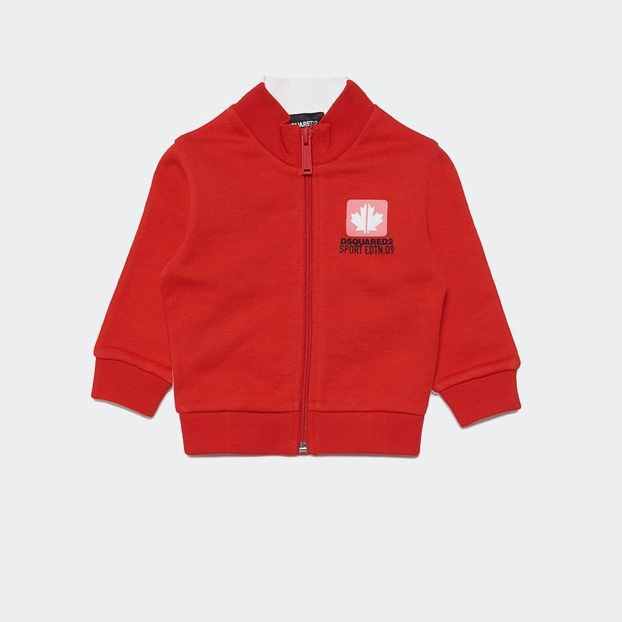 Dsquared2 Two-Tone Full Zip Sweatshirt