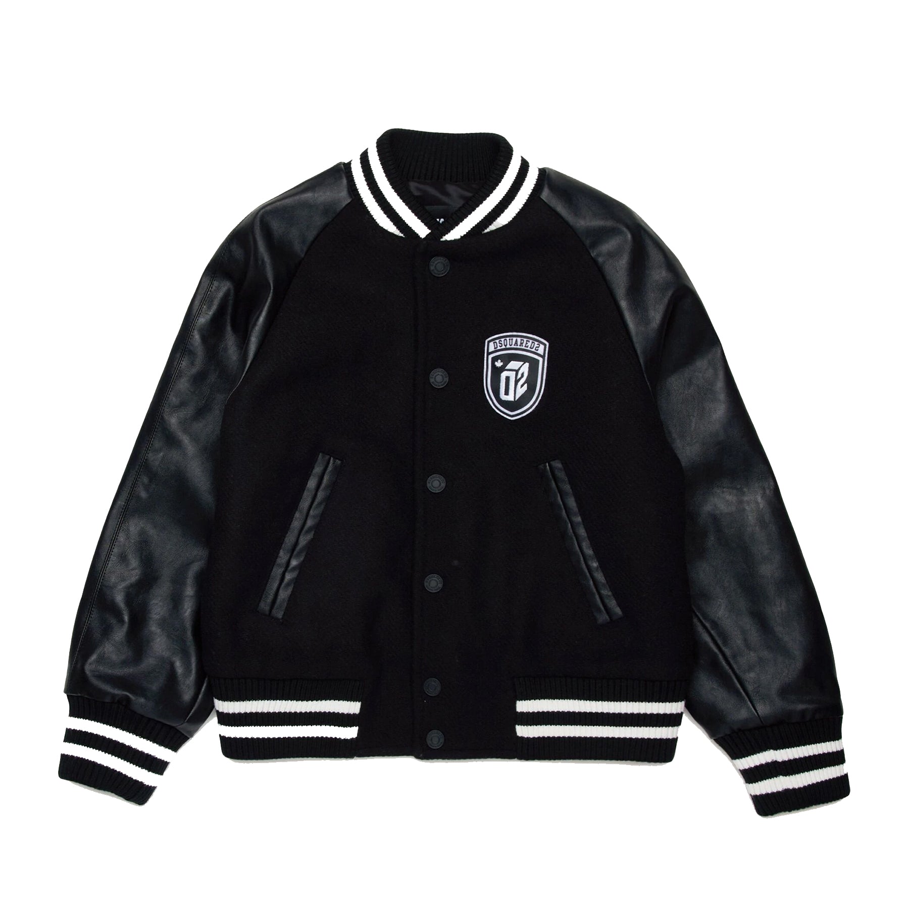 Dsquared2 Bomber Jacket with Embossed Logo