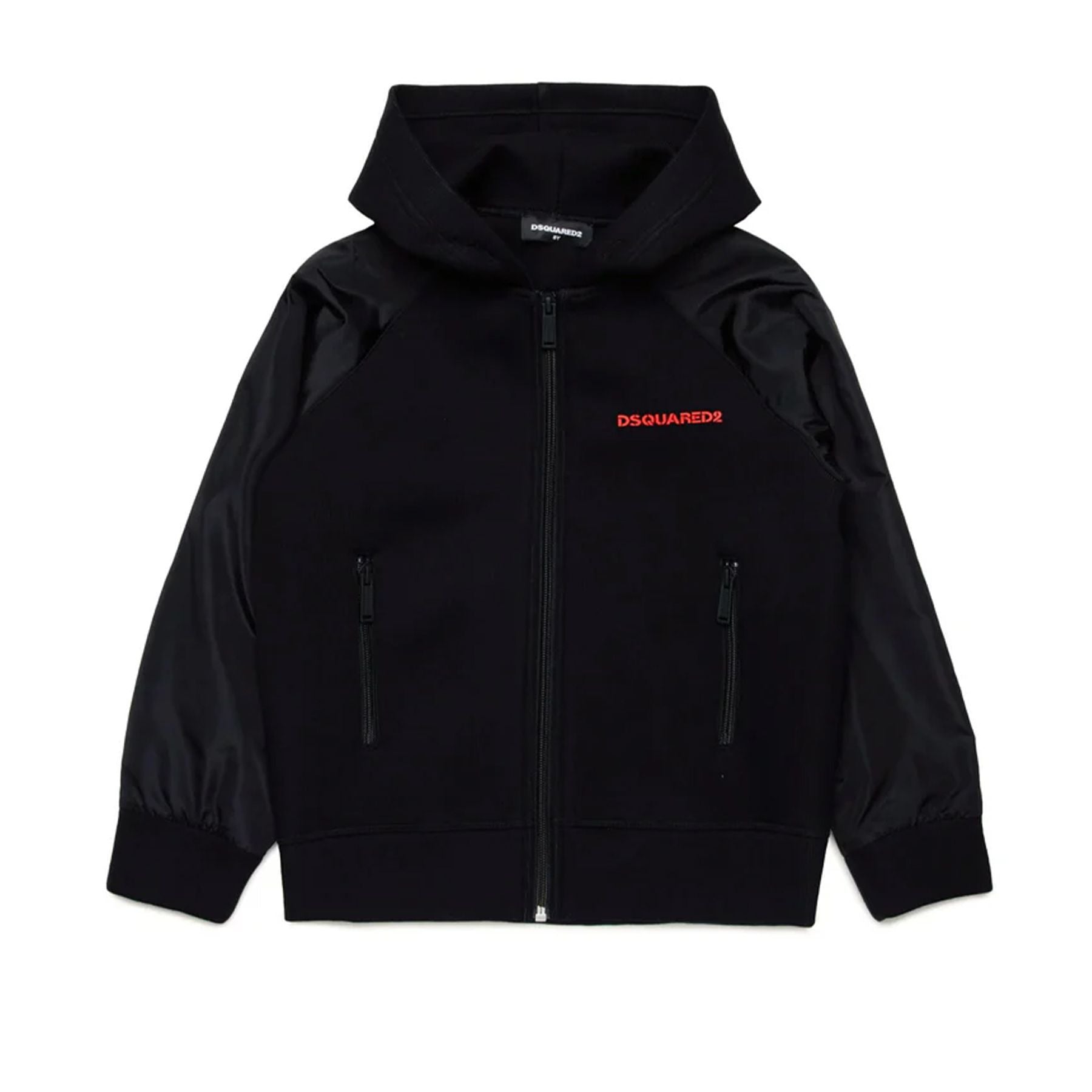Dsquared2 Full Zip Hoodie Black