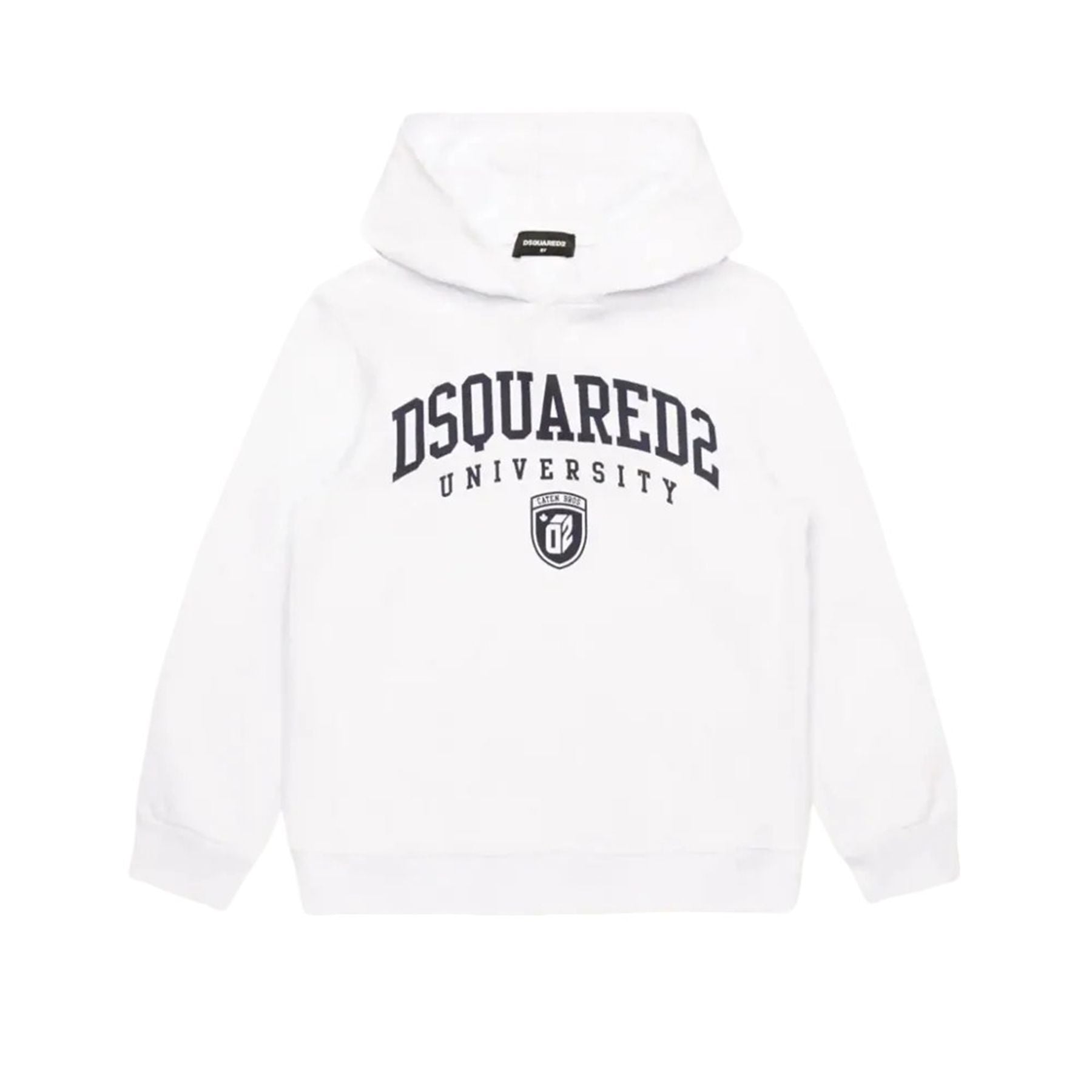 Dsquared2 Relax Closed White Sweatshirt