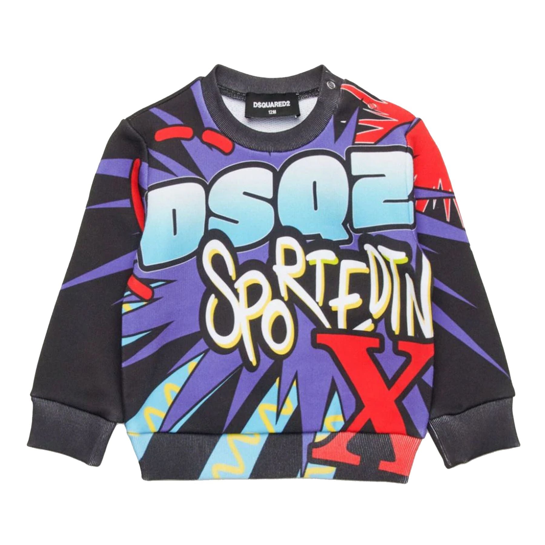 Patterned sweatshirt