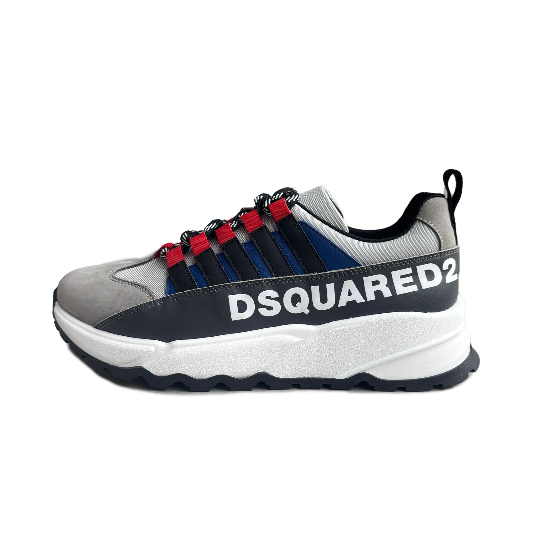 Dsquared2 Gray Black Indigo Sneakers
