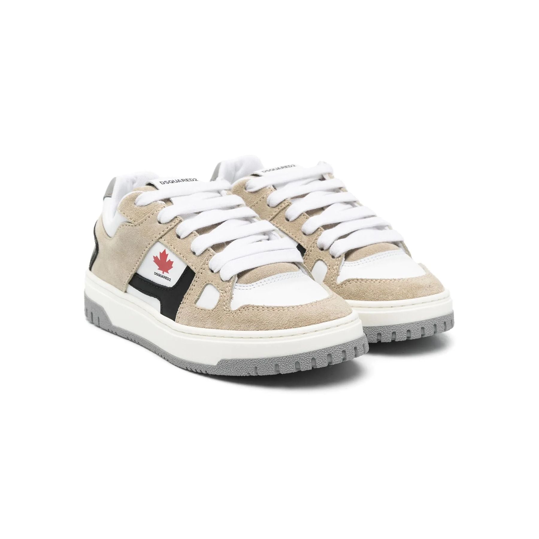 Dsquared2 Sneakers White Beige Grey