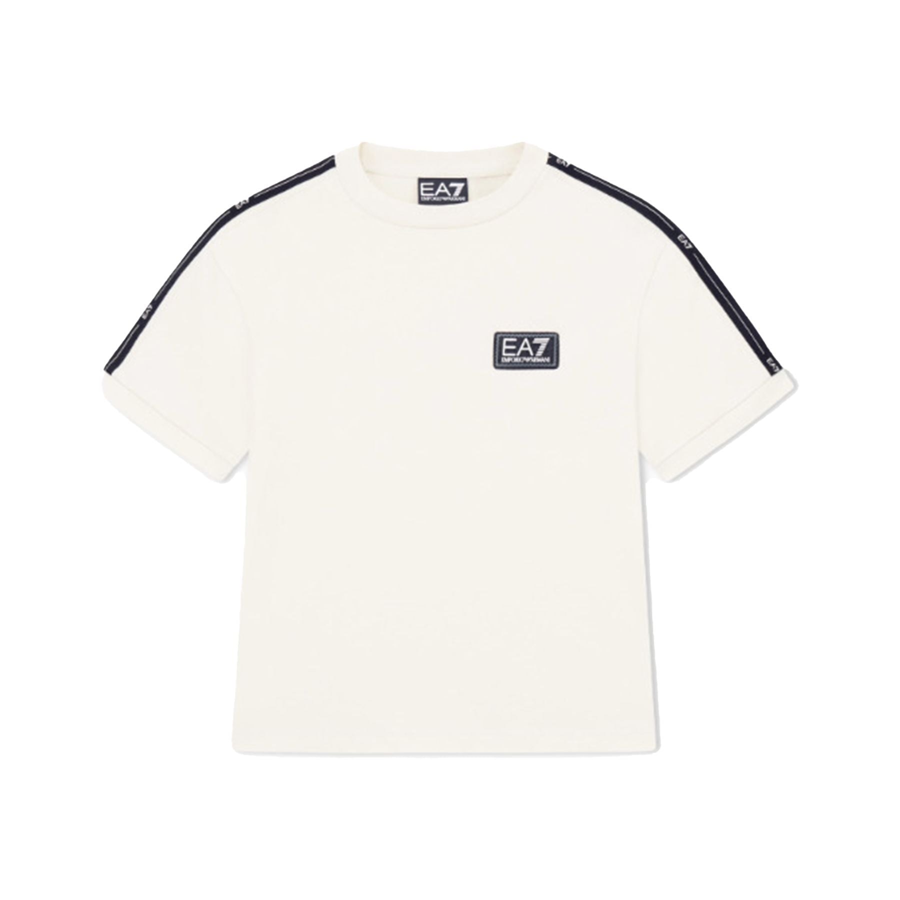 Ea7 Armani Crew Neck T-Shirt with Tape