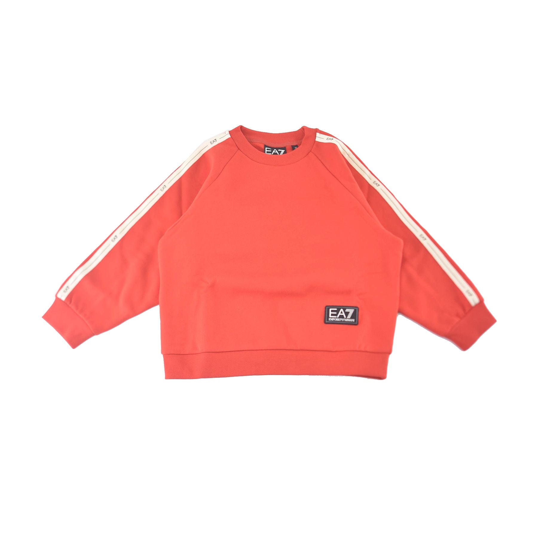 Ea7 Armani Red Crewneck Sweatshirt