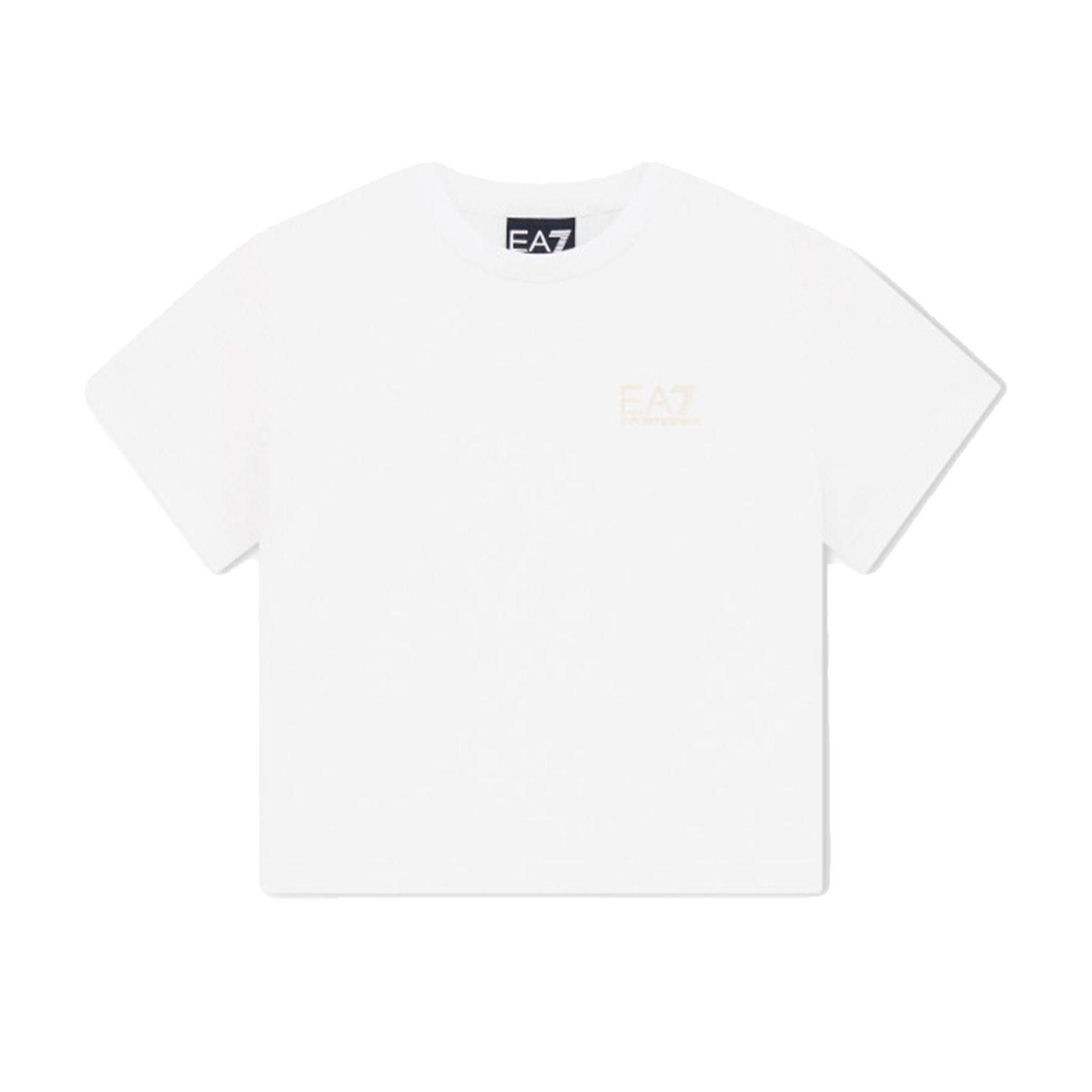 Ea7 Armani Crew Neck Short Sleeve White T-Shirt