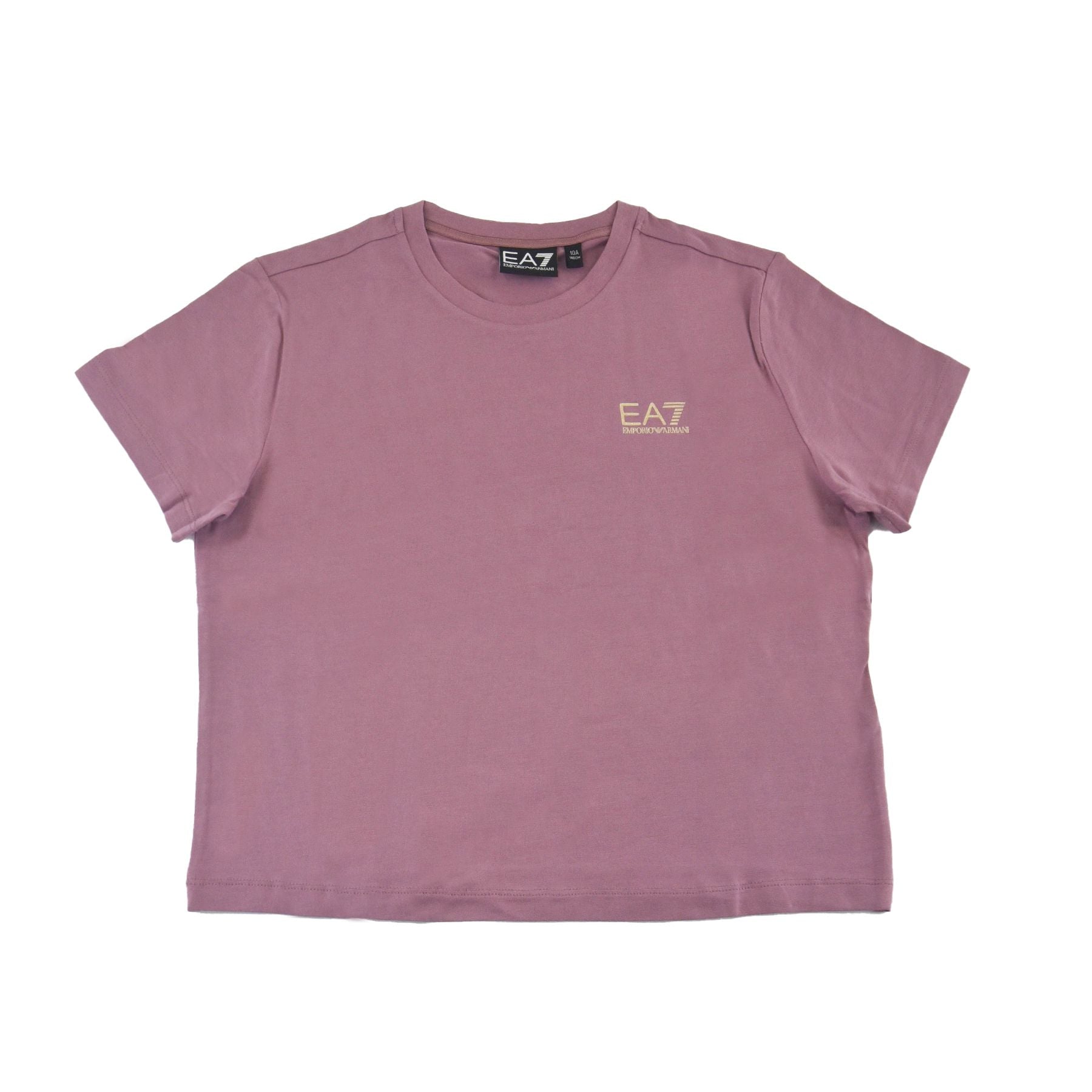 Ea7 Armani T-shirt Crew Neck Short Sleeve Orchid