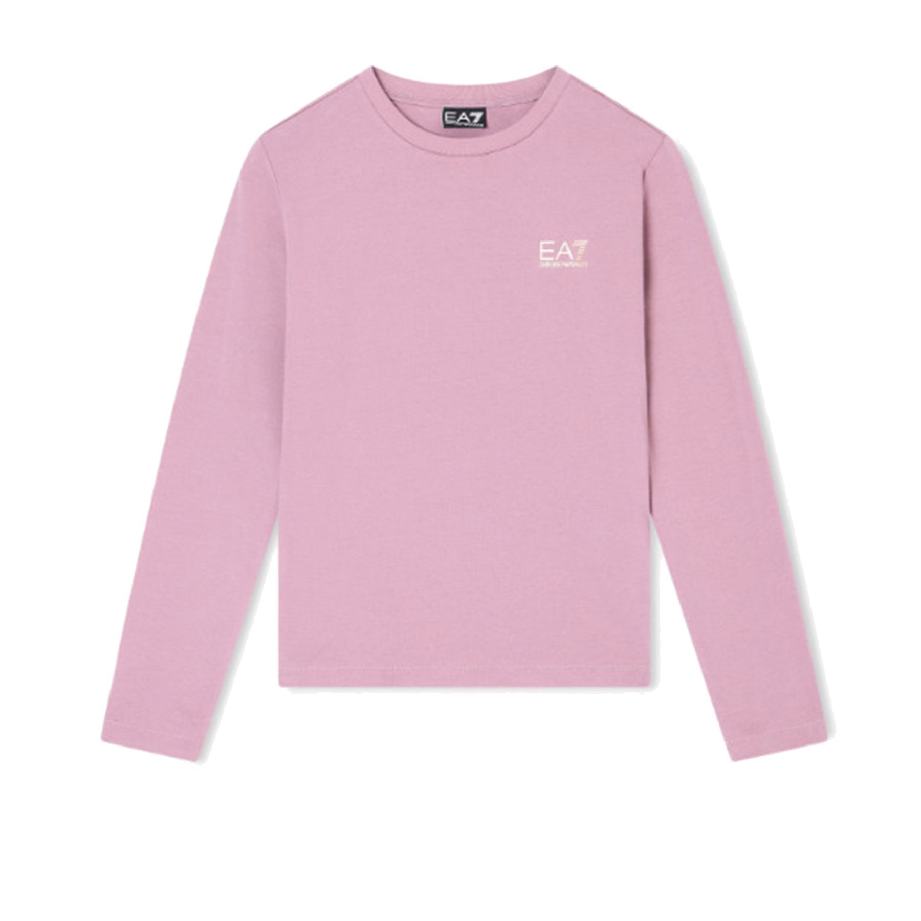 Ea7 Armani Crew Neck Stretch T-Shirt Orchid Pink
