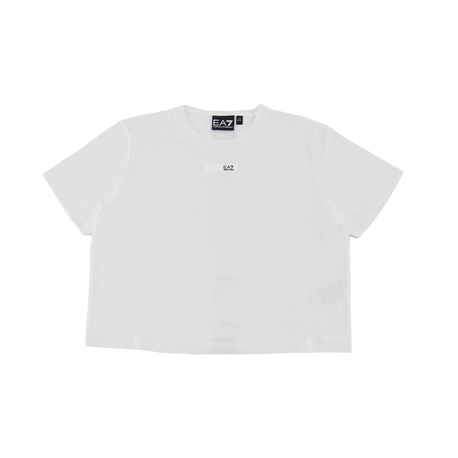 Ea7 Armani White Crew Neck T-Shirt