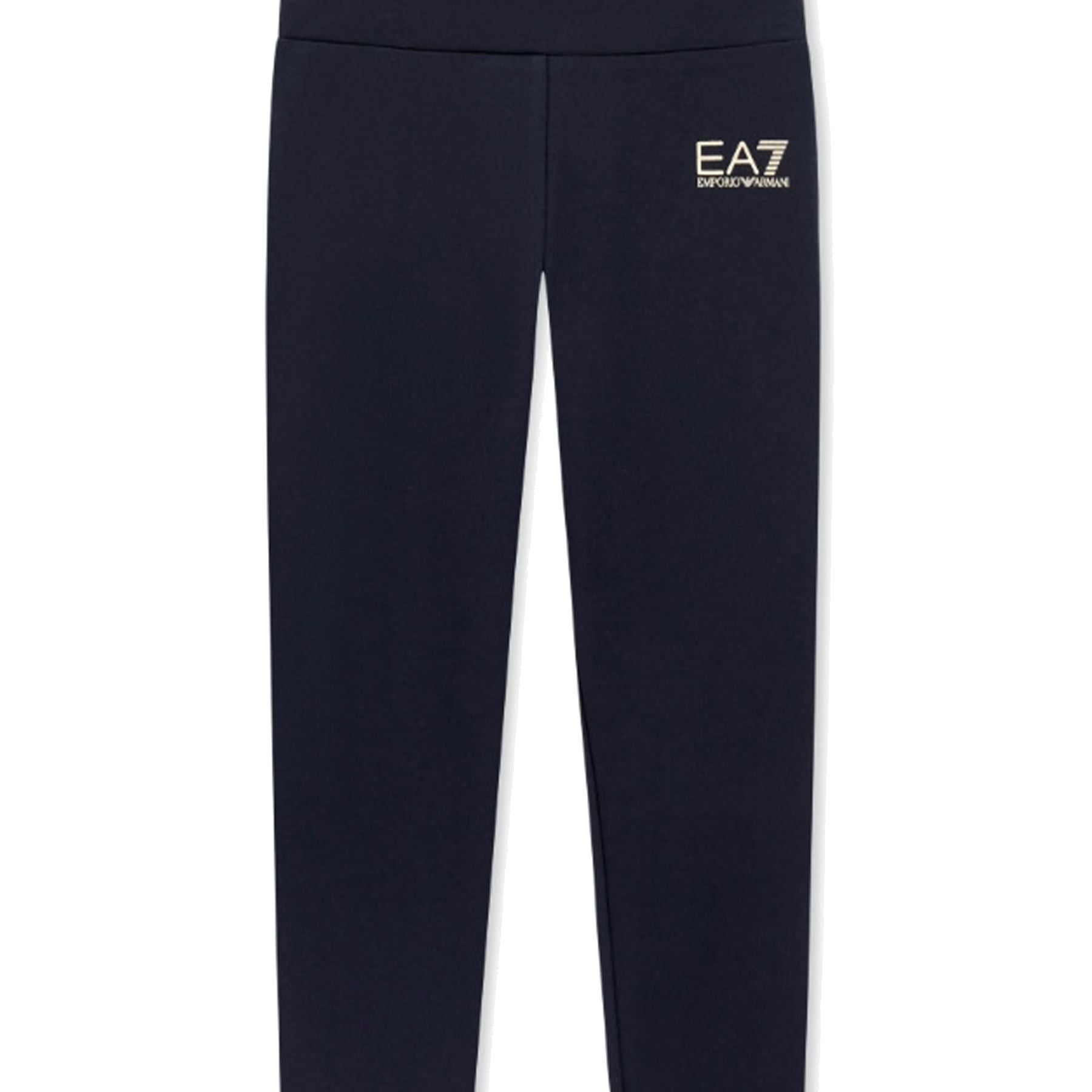 Ea7 Armani Solid Color Leggings Pink Black