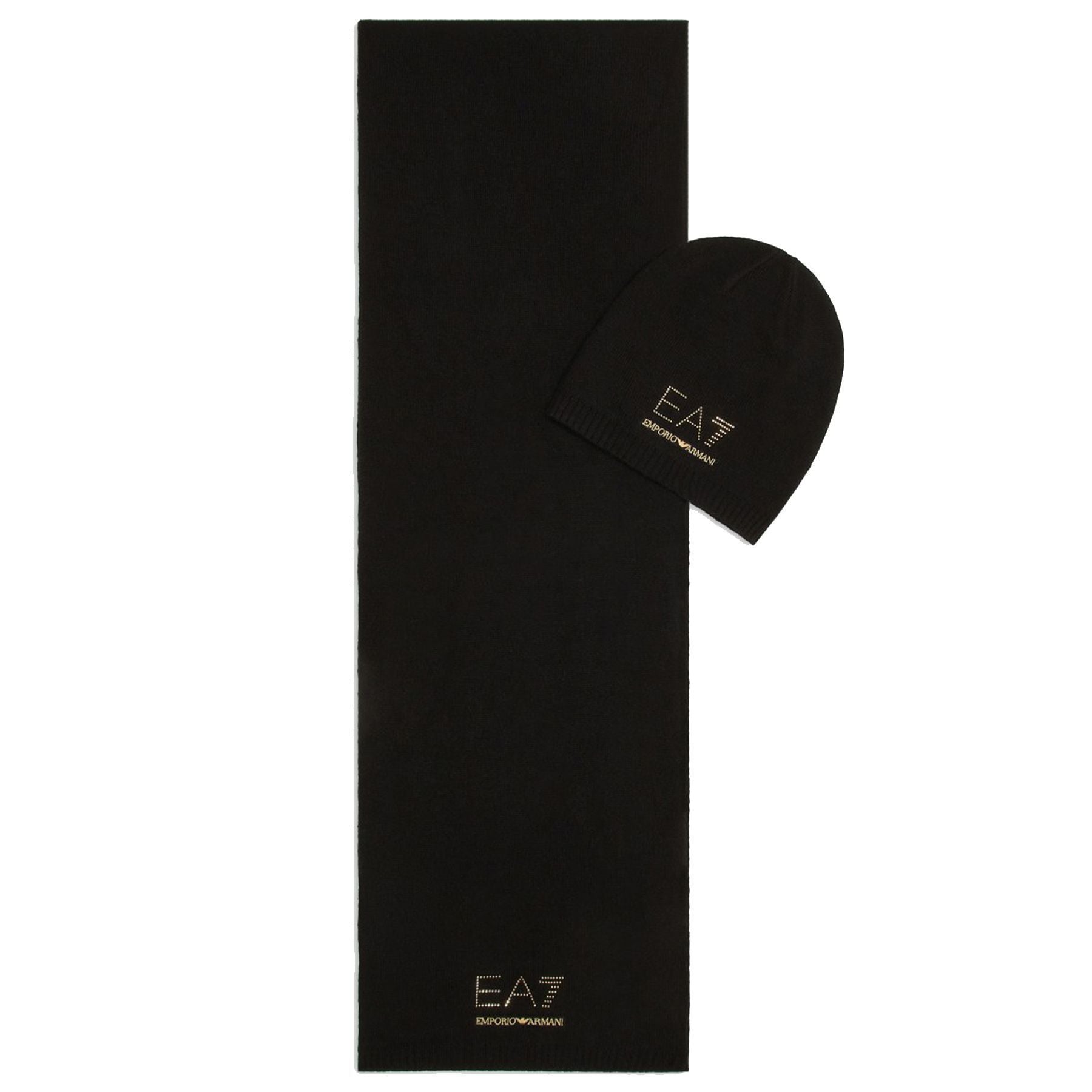 Ea7 Armani Gift Set in Soft Black Knit